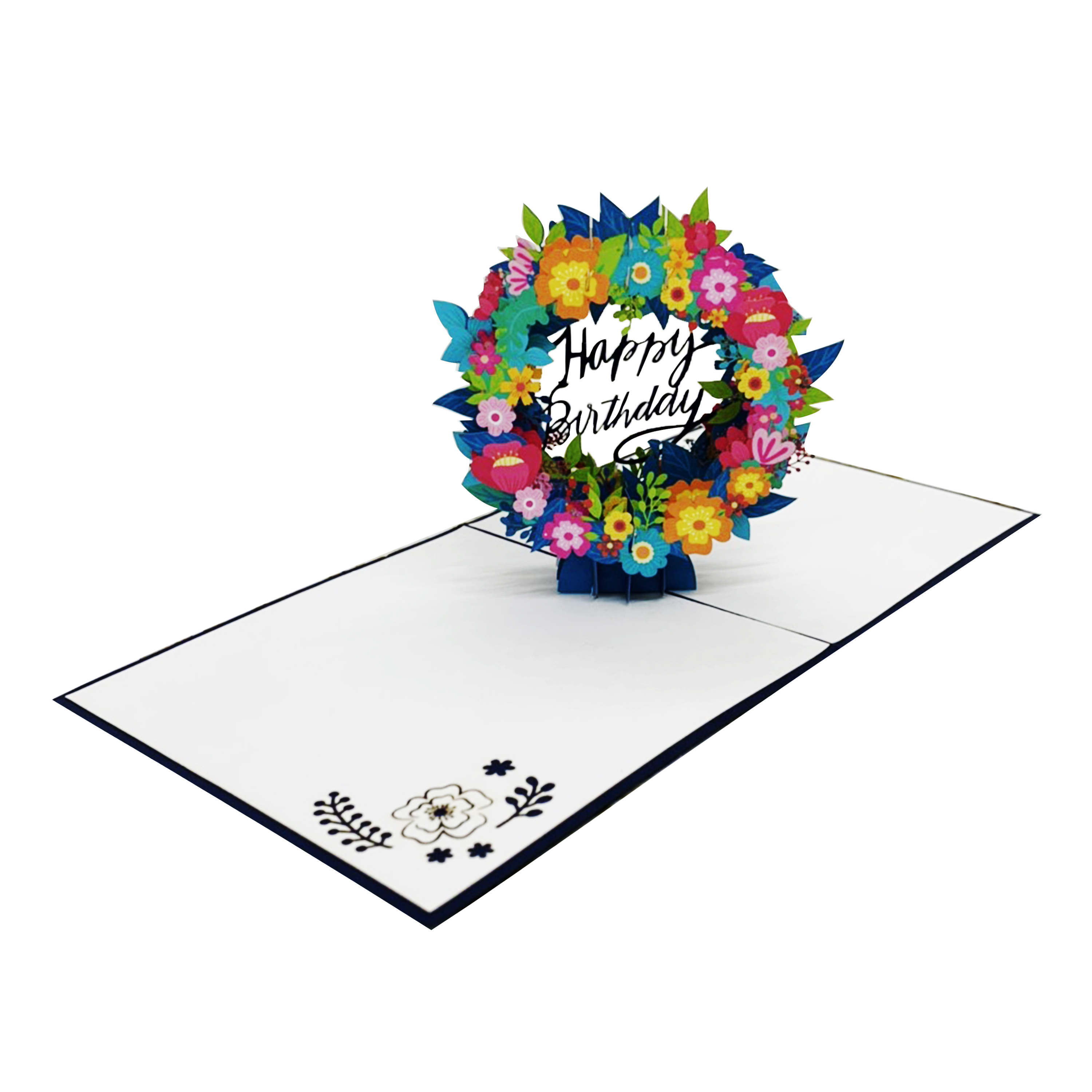 Birthday Flowers Pop Up Card