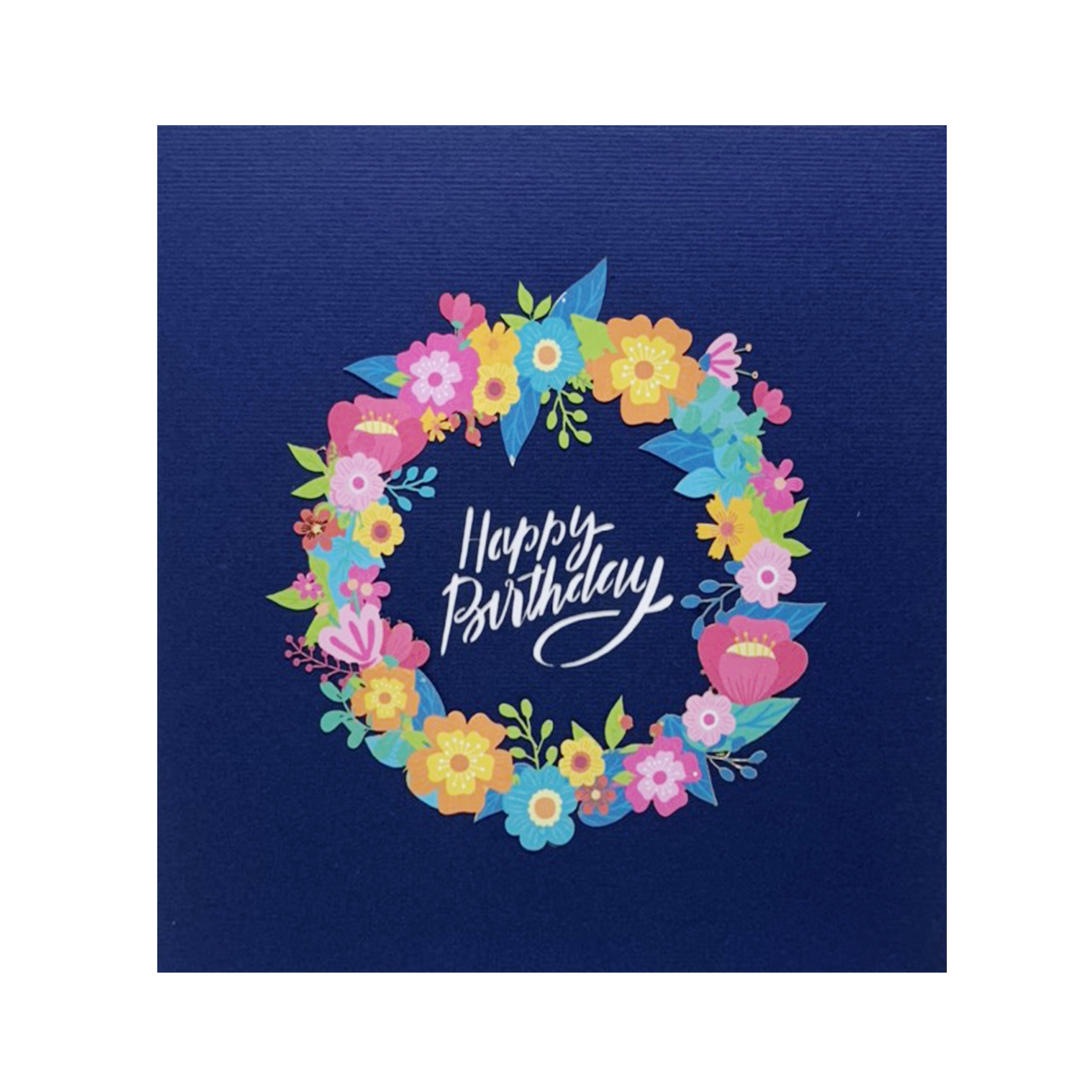 Birthday Flowers Pop Up Card