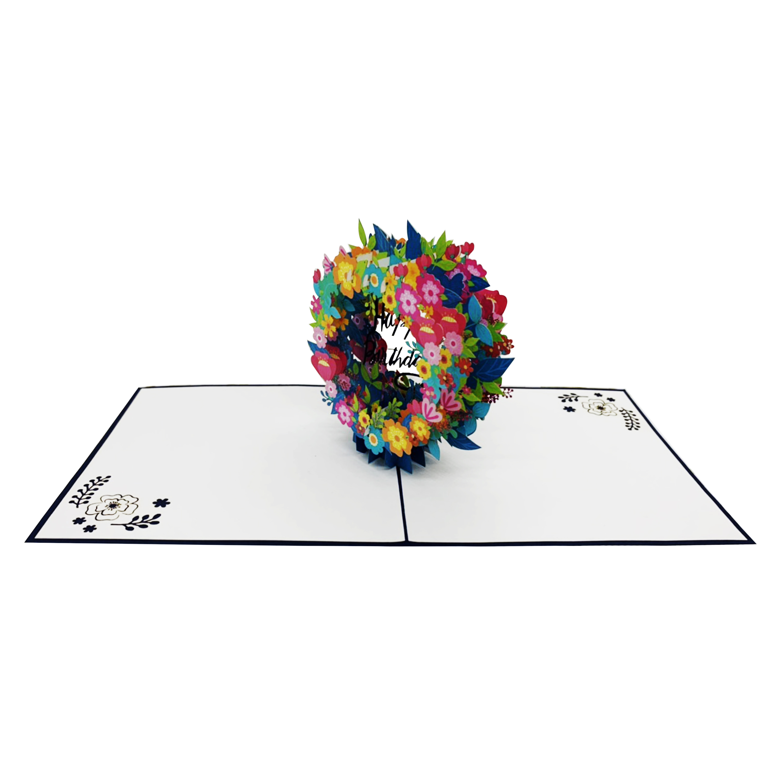 Birthday Flowers Pop Up Card