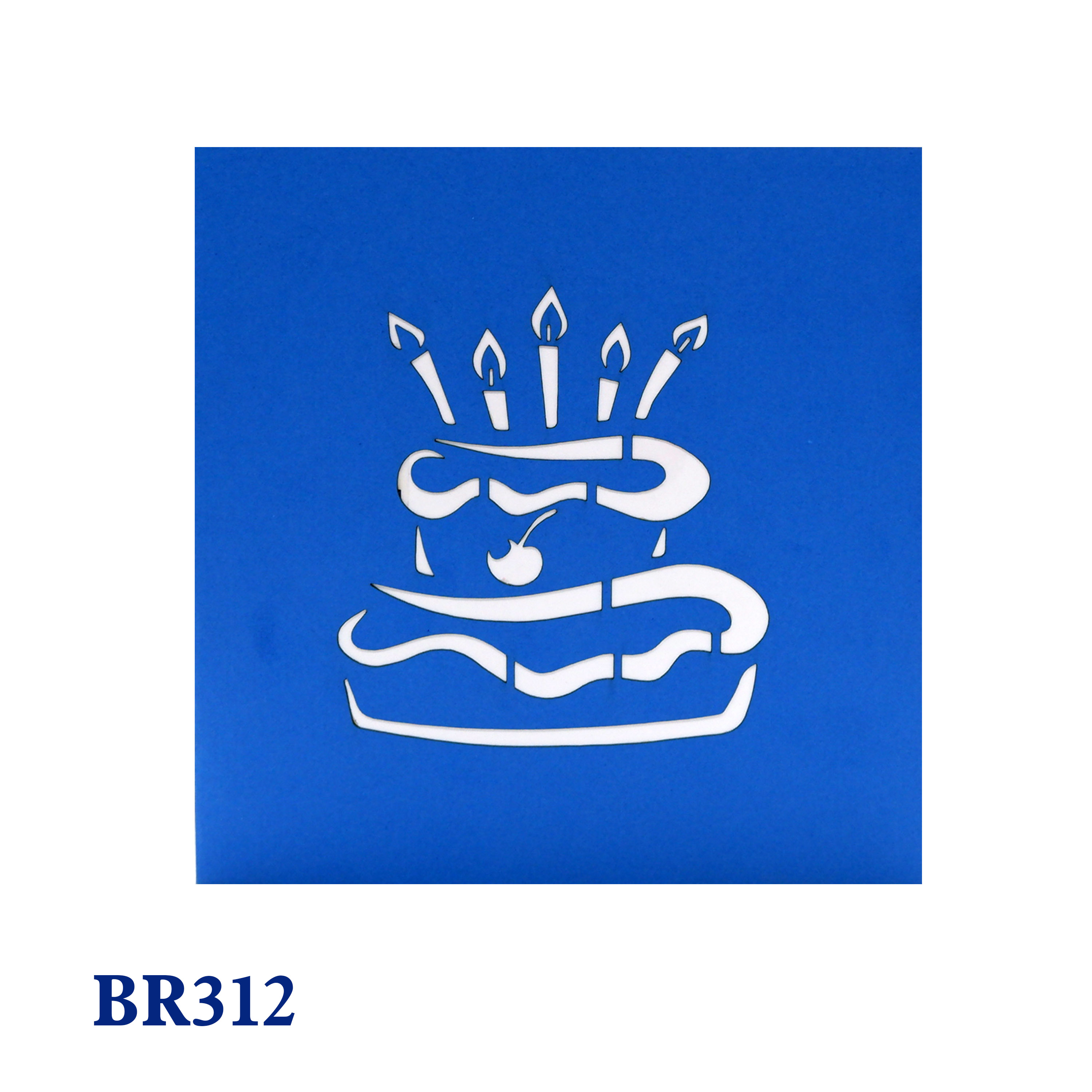 Birthday Fruits Cake Pop Up Card