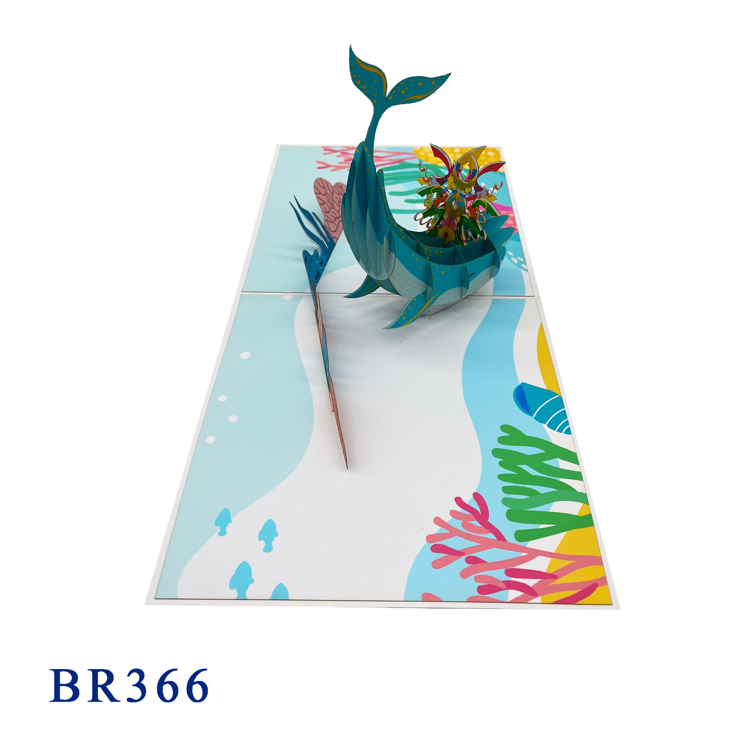 Happy Birthday Whale Pop Up Card