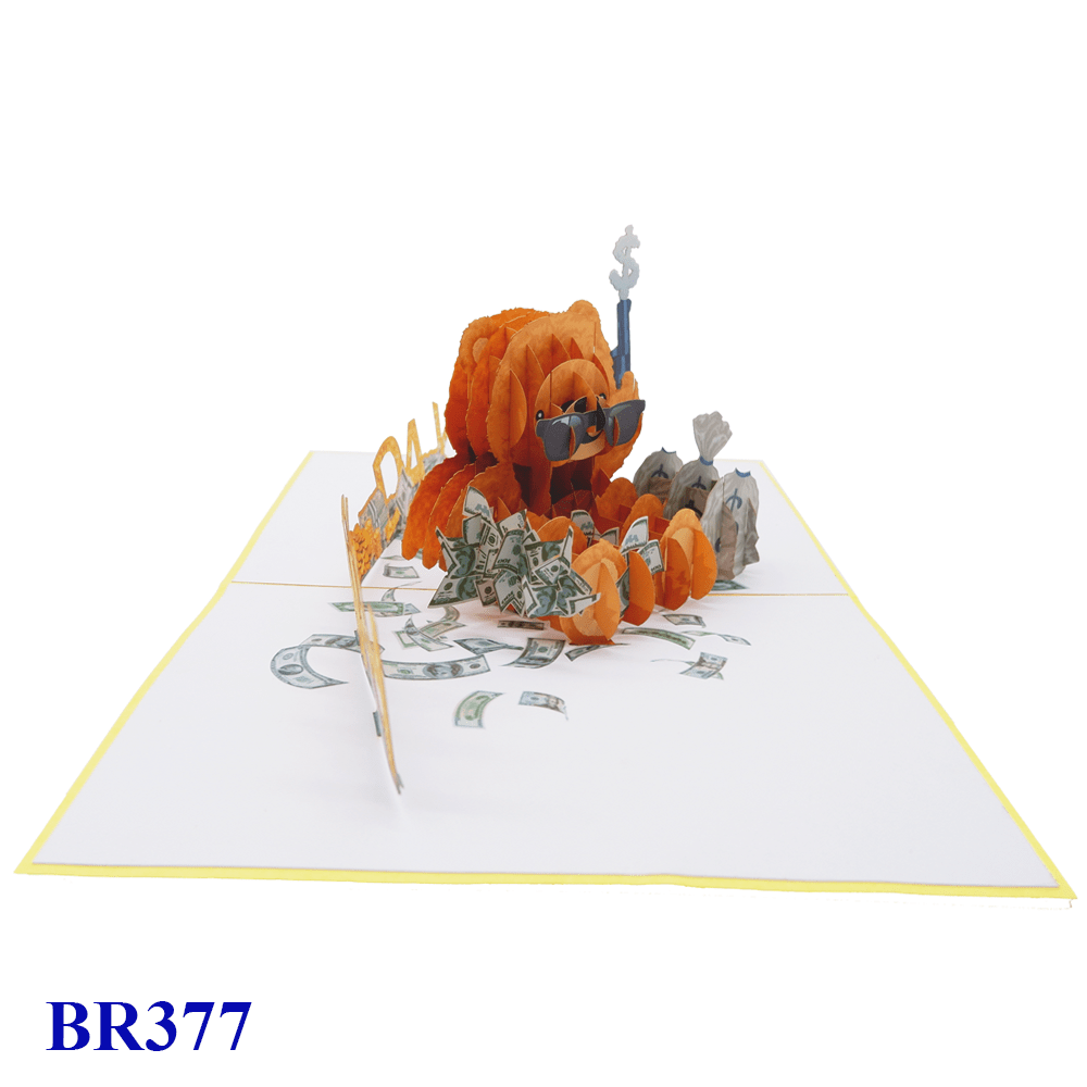 Happy Day Bear Pop Up Card