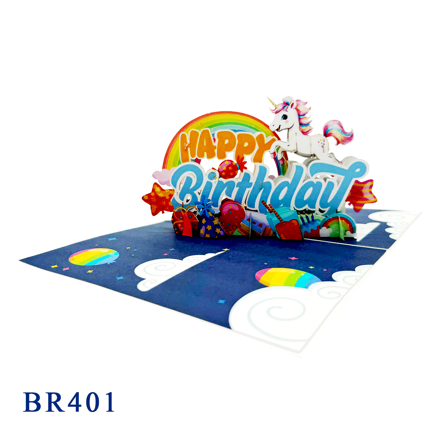 Happy Birthday Pony Pop Up Card