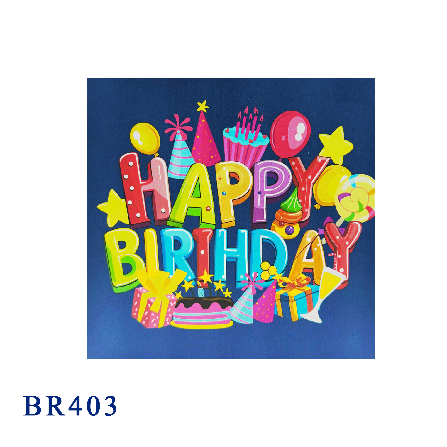 Happy Birthday 3D Pop Up Greeting Card