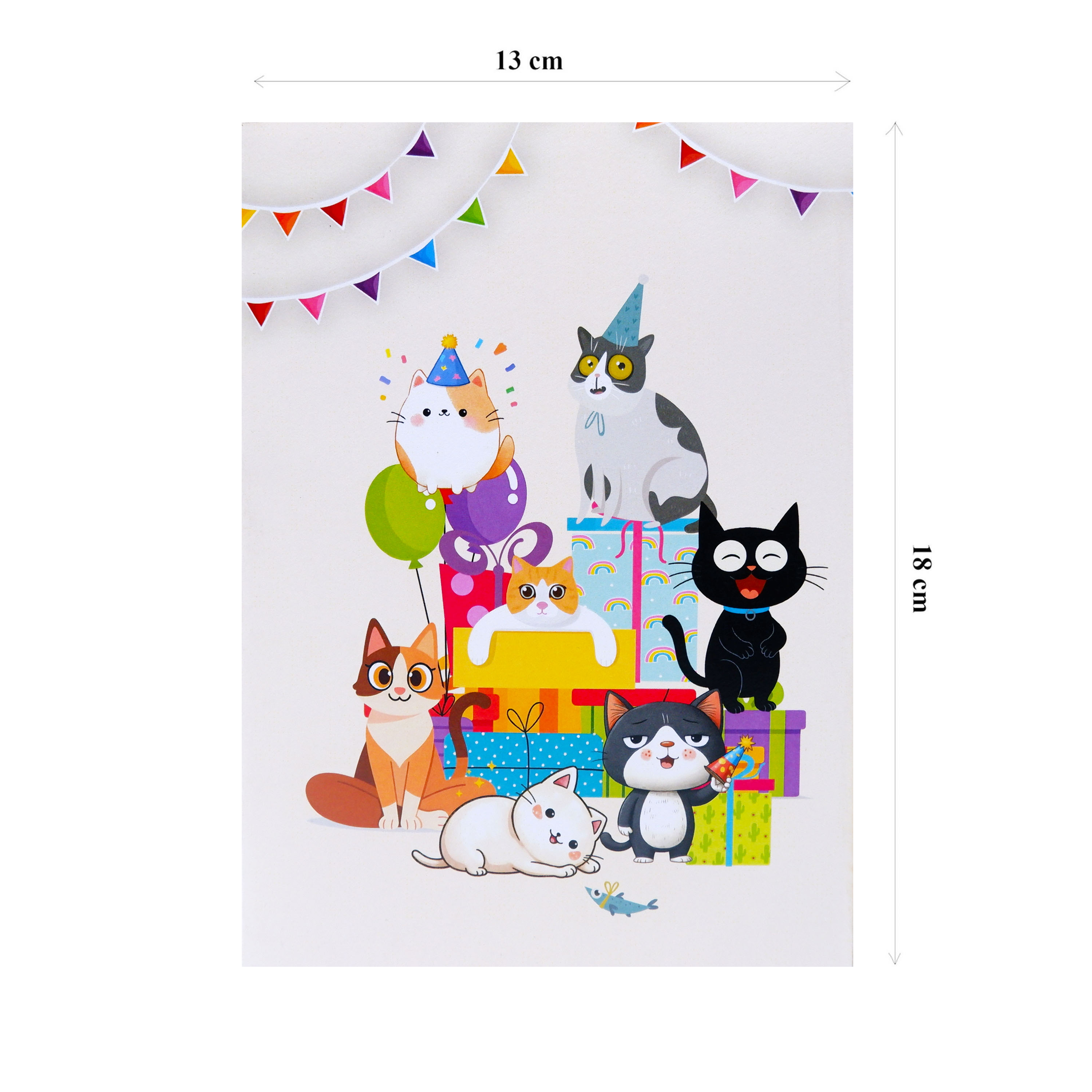 Happy Birthday Cat Pop-Up Card – A Joyful 3D Surprise