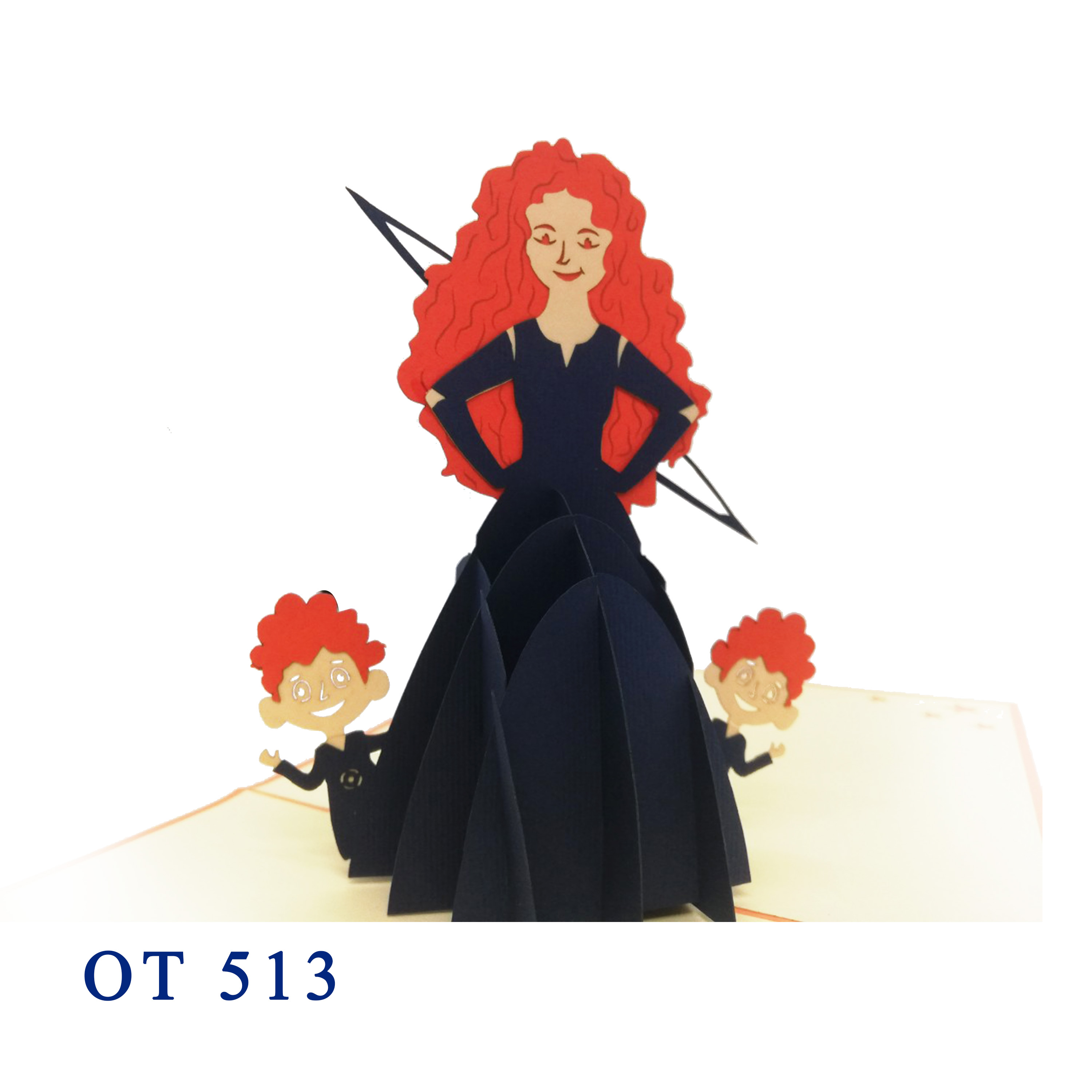 Brave Princess Disney Pop Up Card