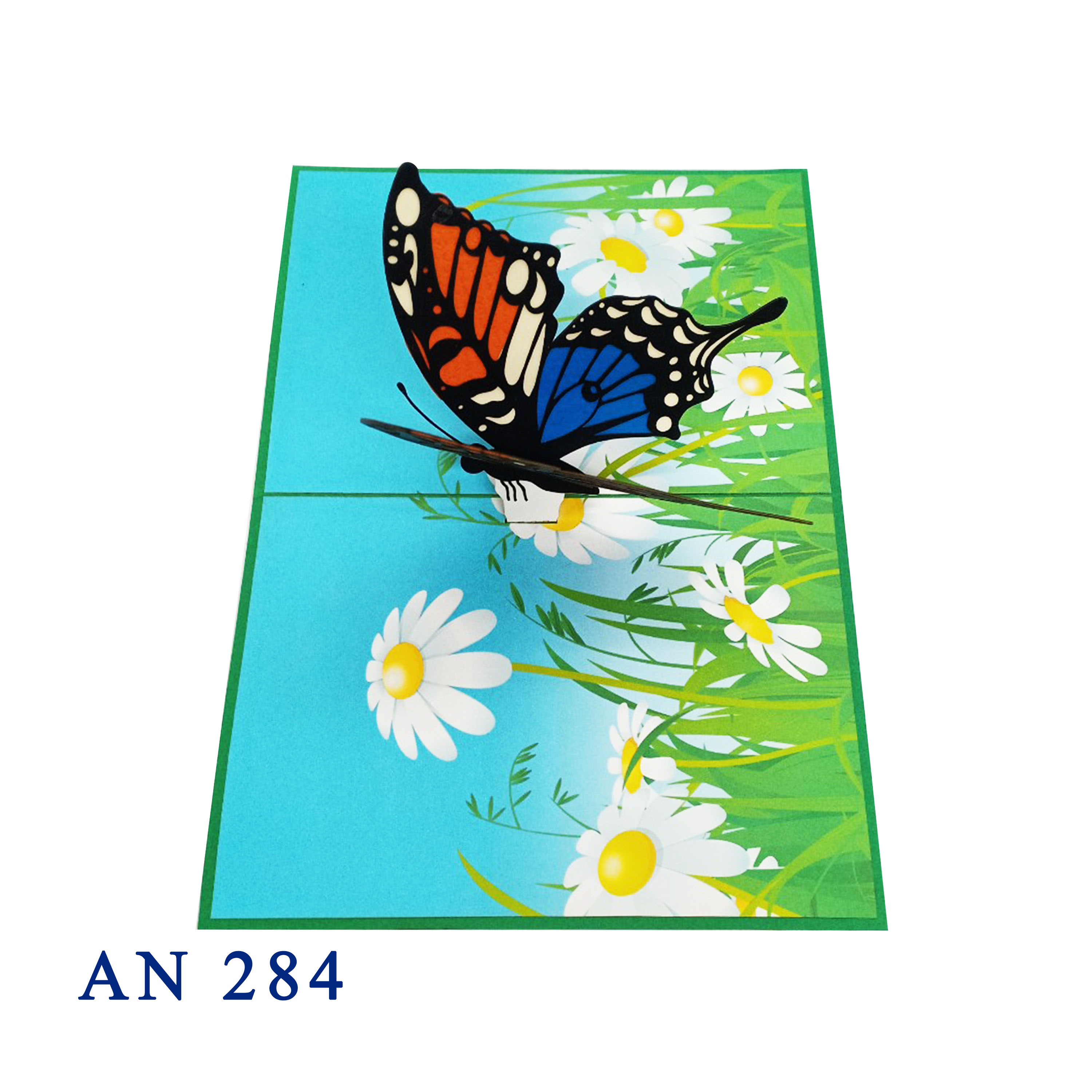 Butterfly and Daisy Pop Up Greeting card