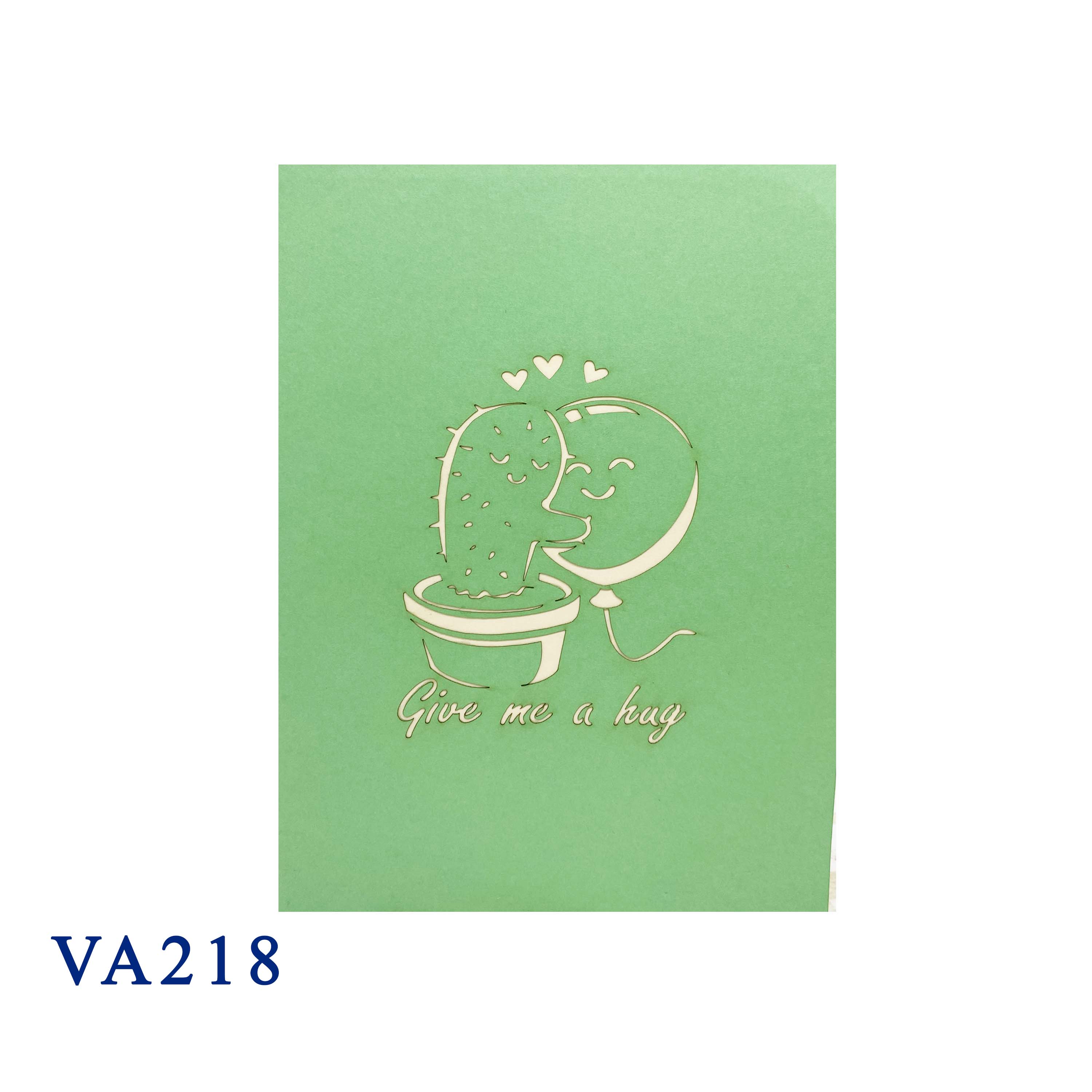 Cactus And Balloon Pop Up Card