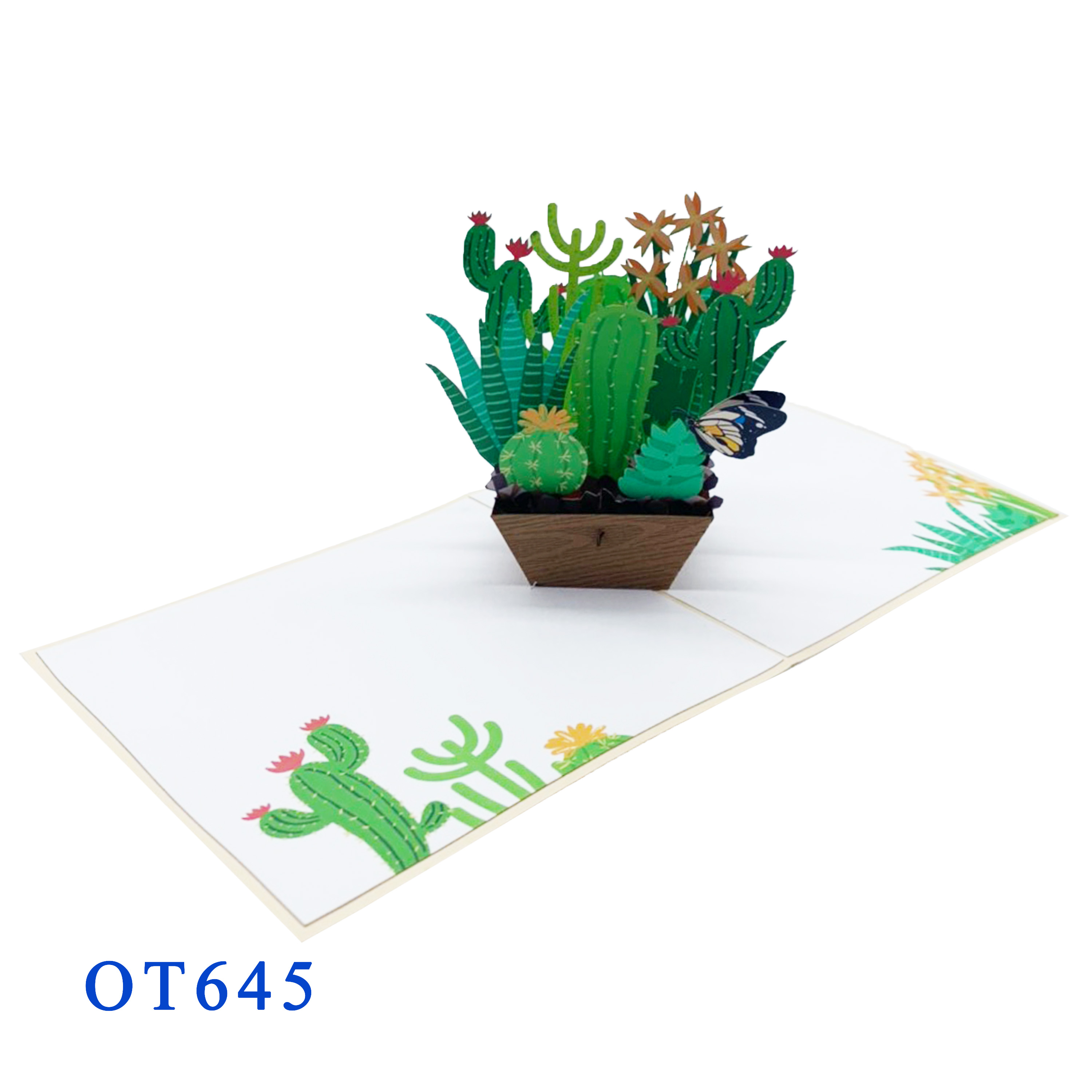 Cactus Pop Up Card