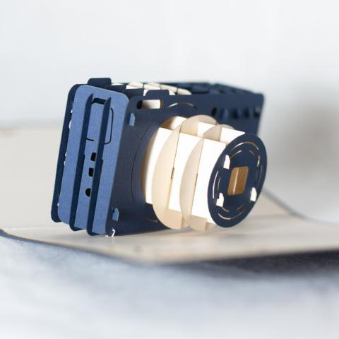 Camera Pop Up 3D Card