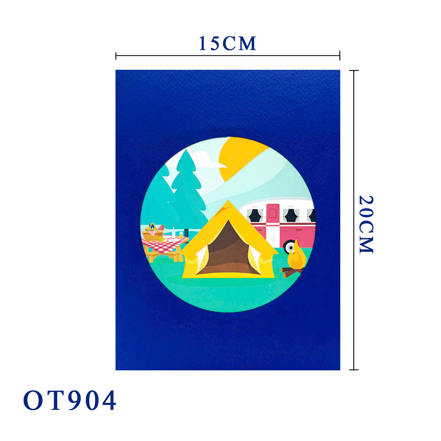 Camping Pop Up Card