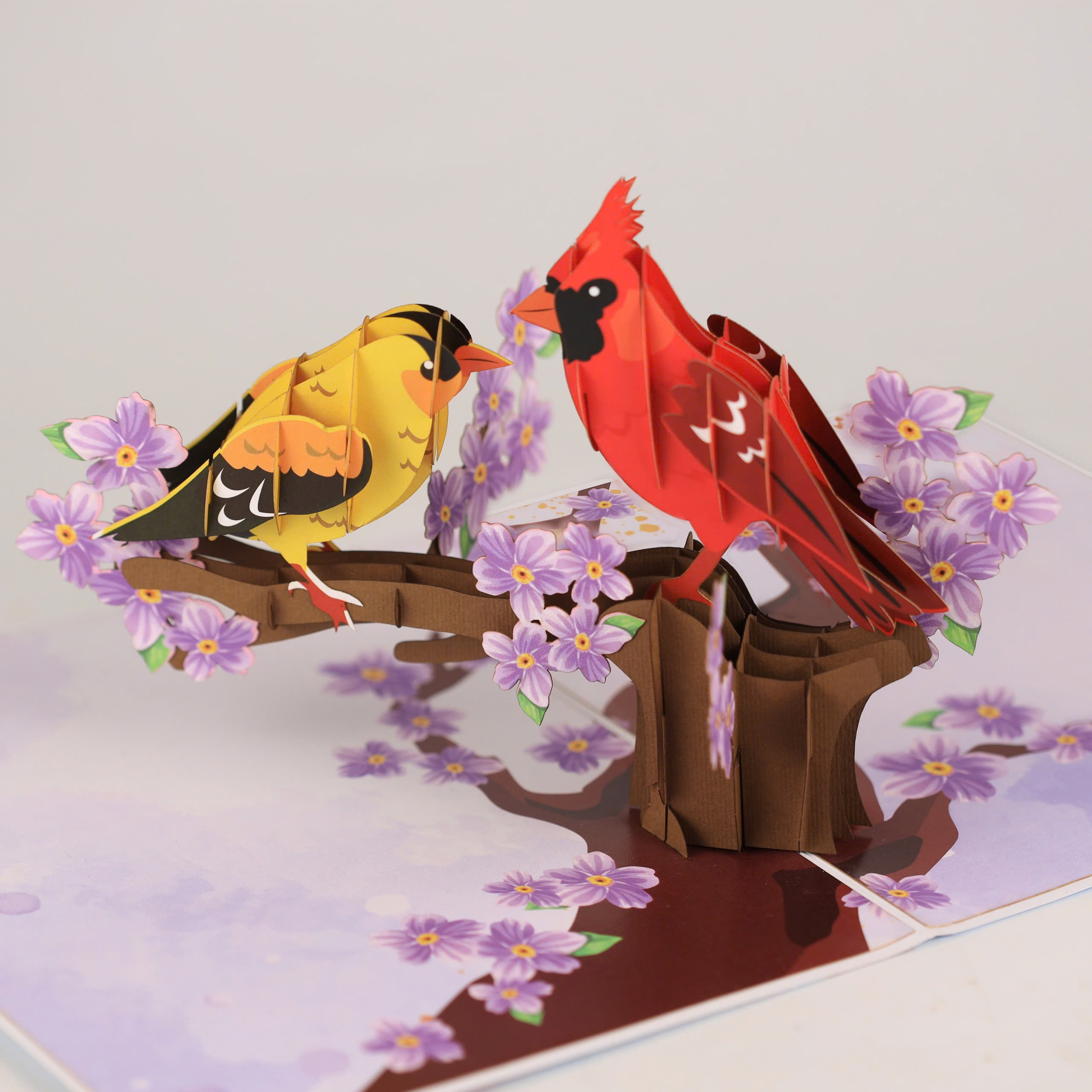 Songbird Pop-up Card – A Touch of Nature’s Beauty in Your Hands