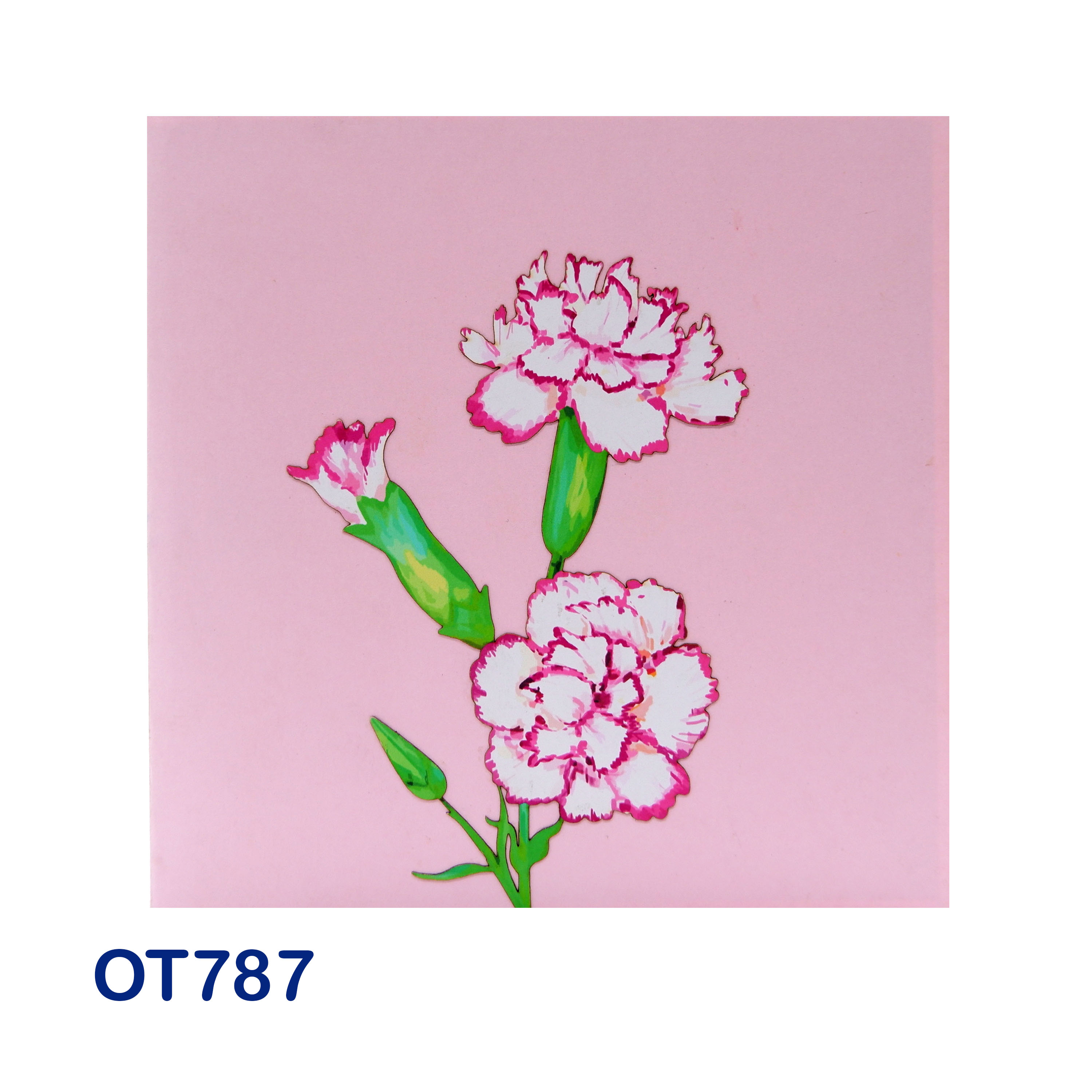 Carnation Bouquet Pop Up Card