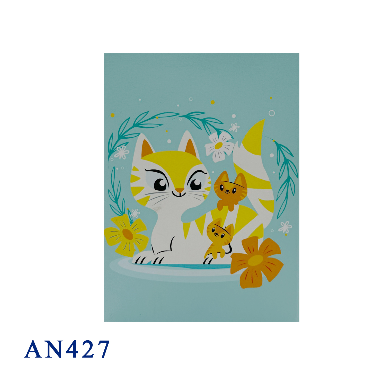 Cat Family Pop Up Card