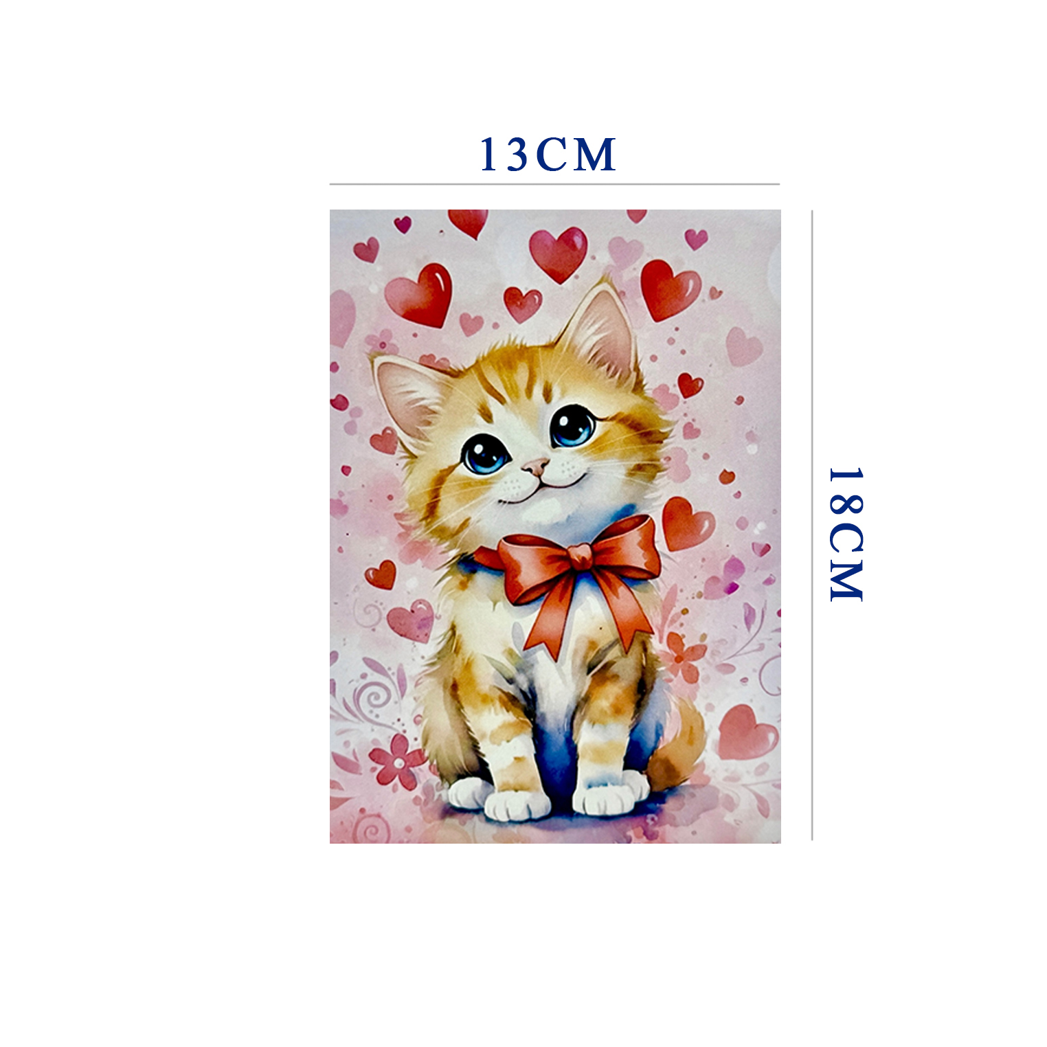 Cat Love Pop-up Card – Valentine 3D Greeting Card