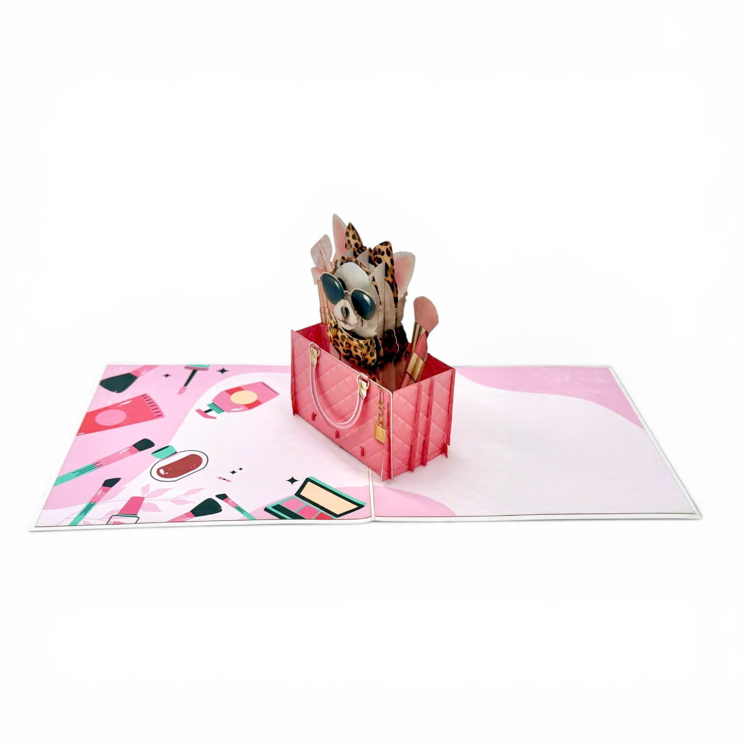 Fashion Dog Pop-Up Card – Luxury 3D Greeting Card