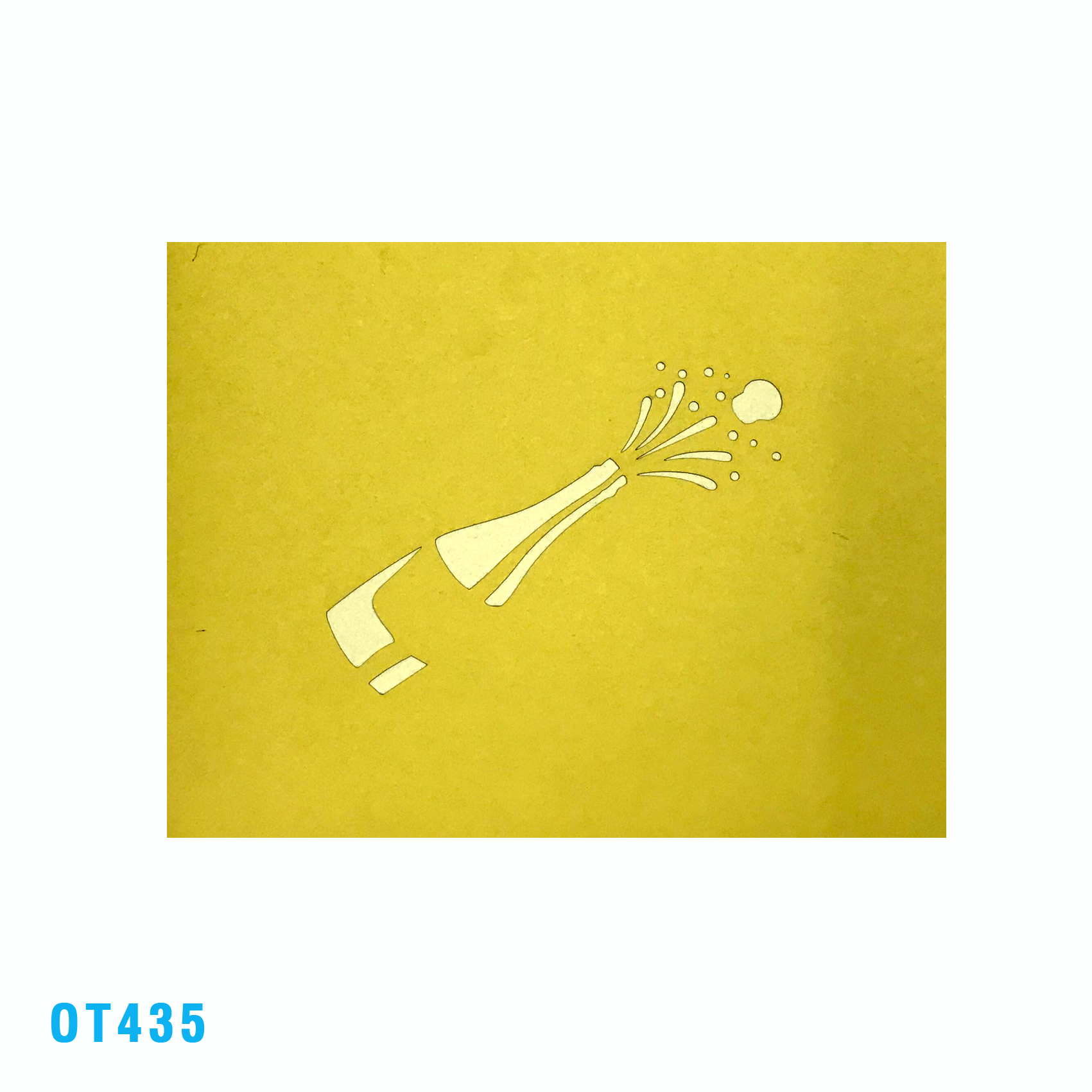 Champagne Pop Up 3D Card