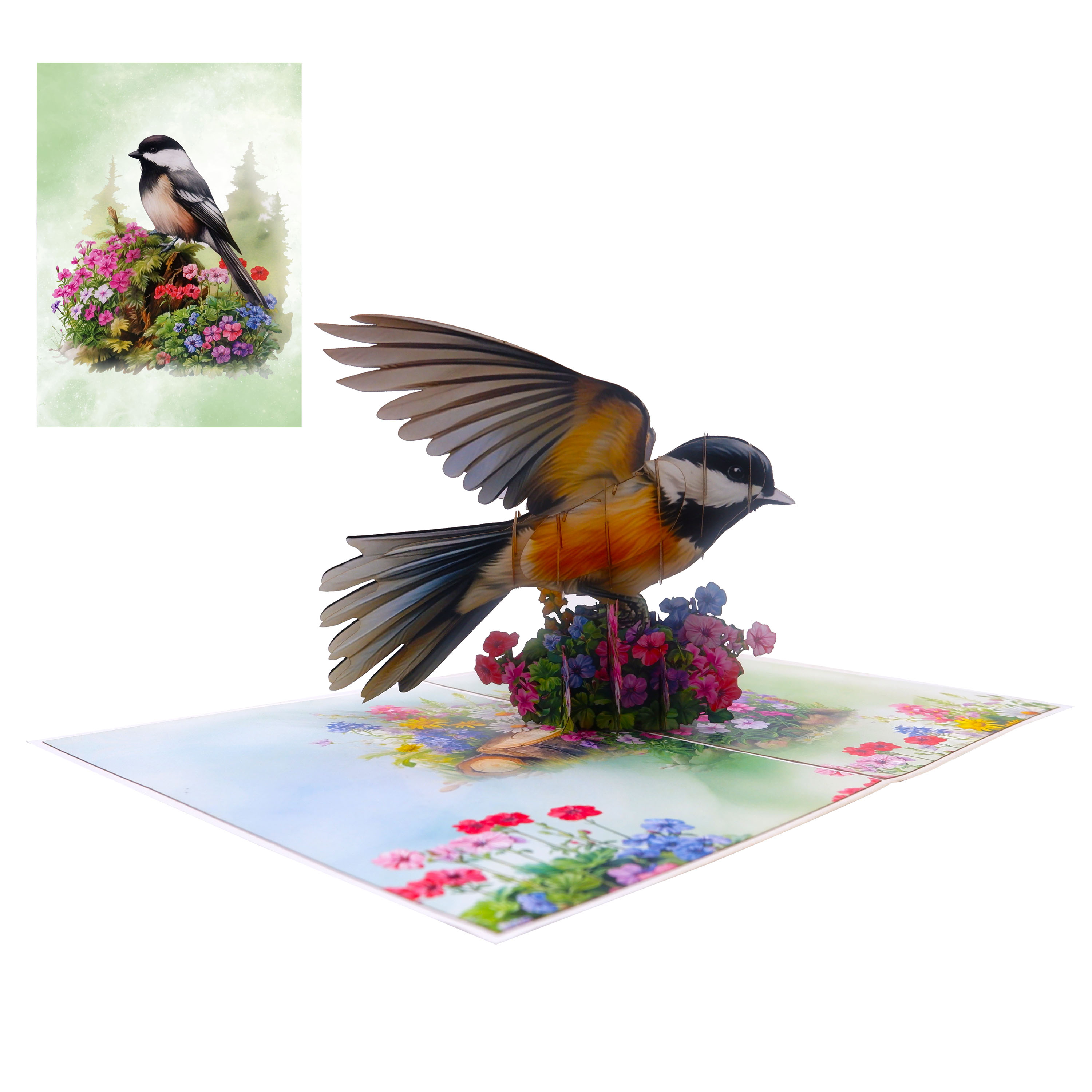 Chickadee Pop-up Card