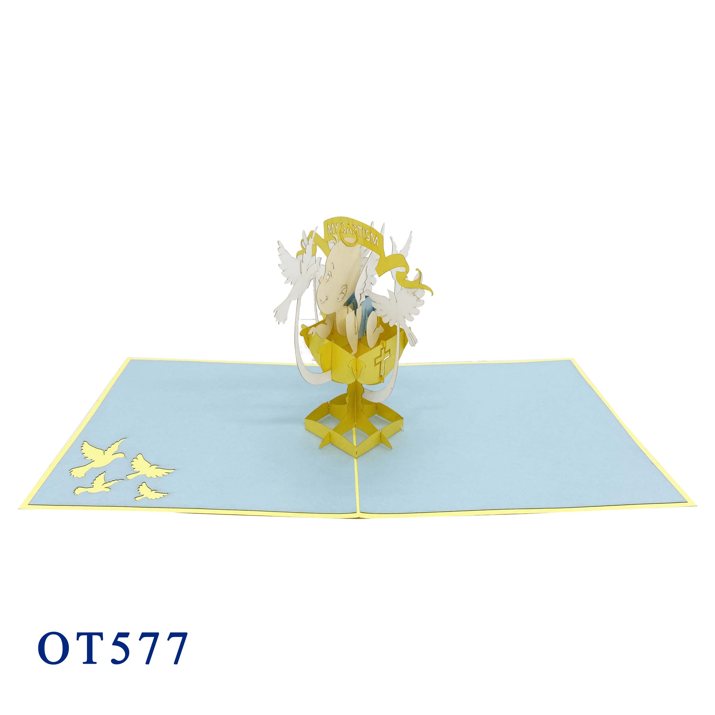 Baptism Pop Up Card