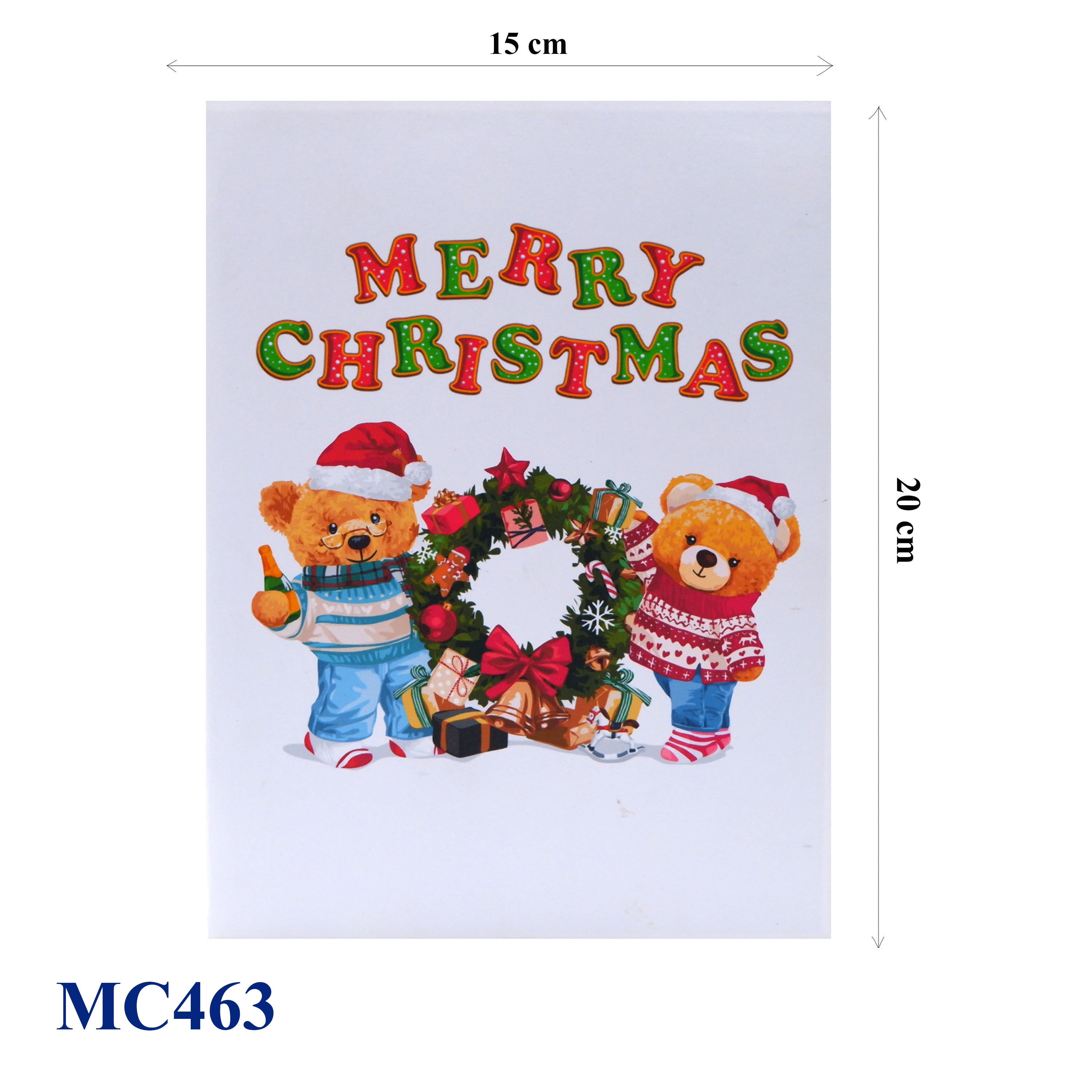 Christmas Bears Pop Up Card