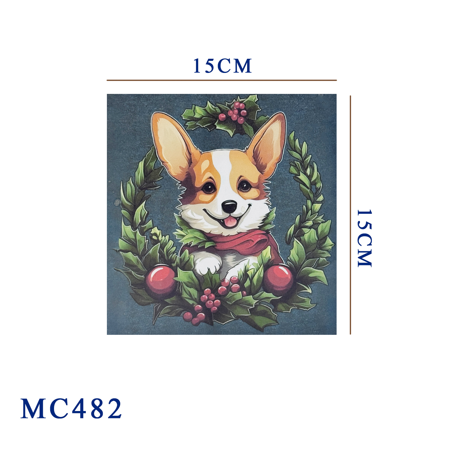 Christmas Corgi Pop-Up Card