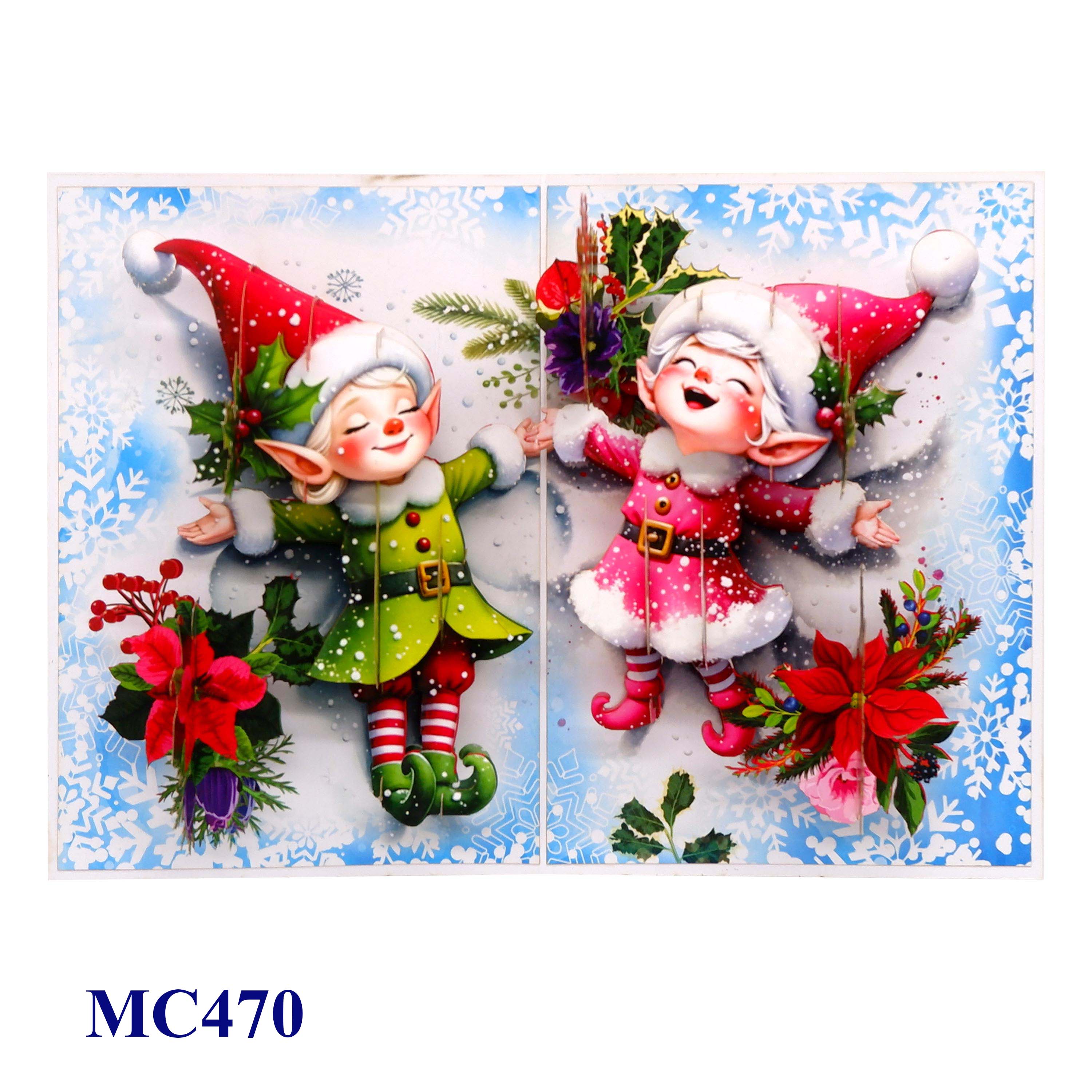 Christmas Elves Pop-Up Card