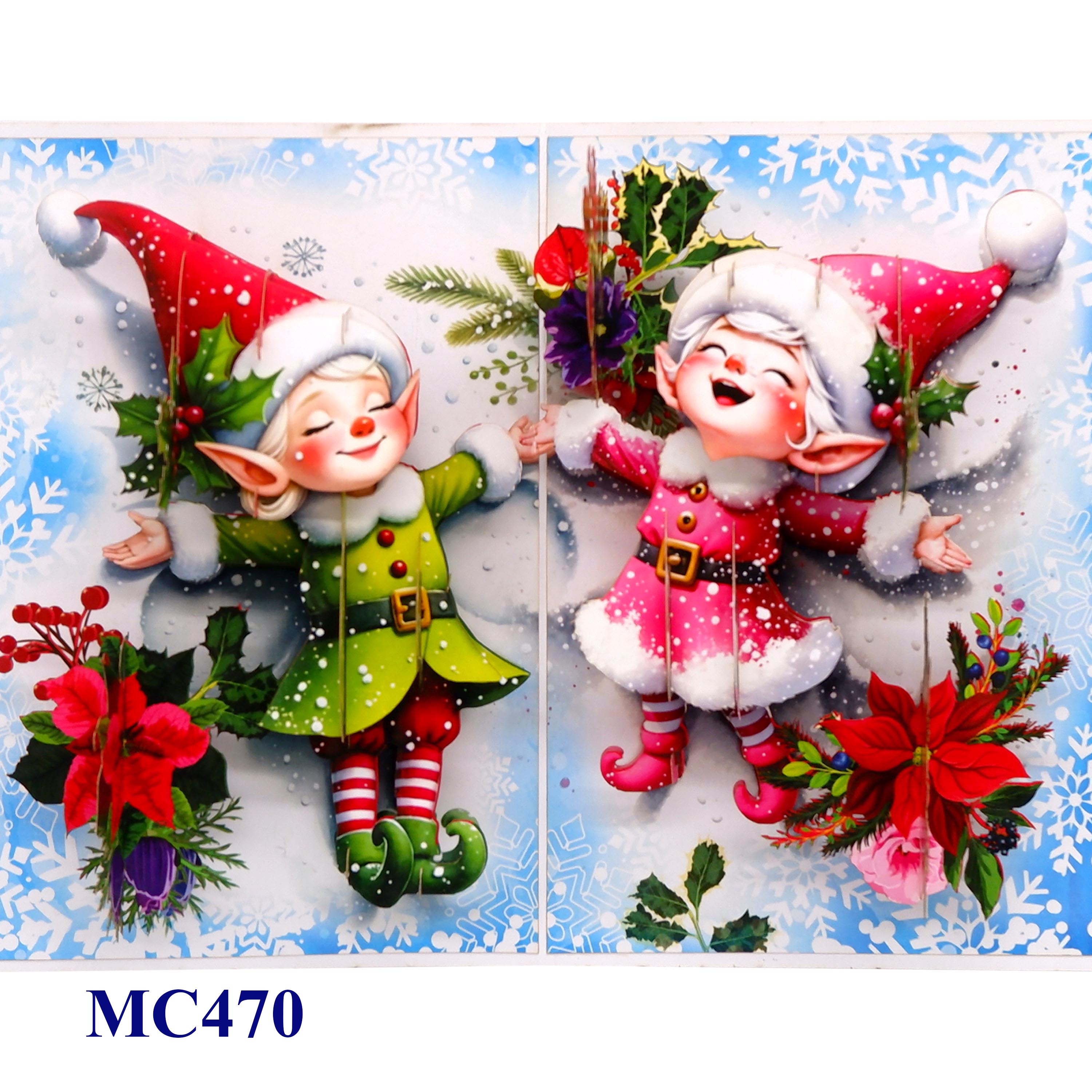 Christmas Elves Pop-Up Card