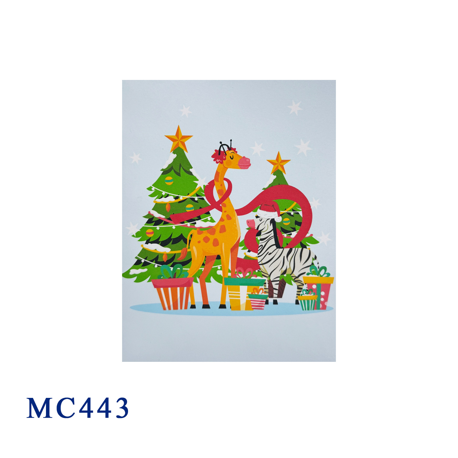 Animals Christmas Forest Pop Up Card