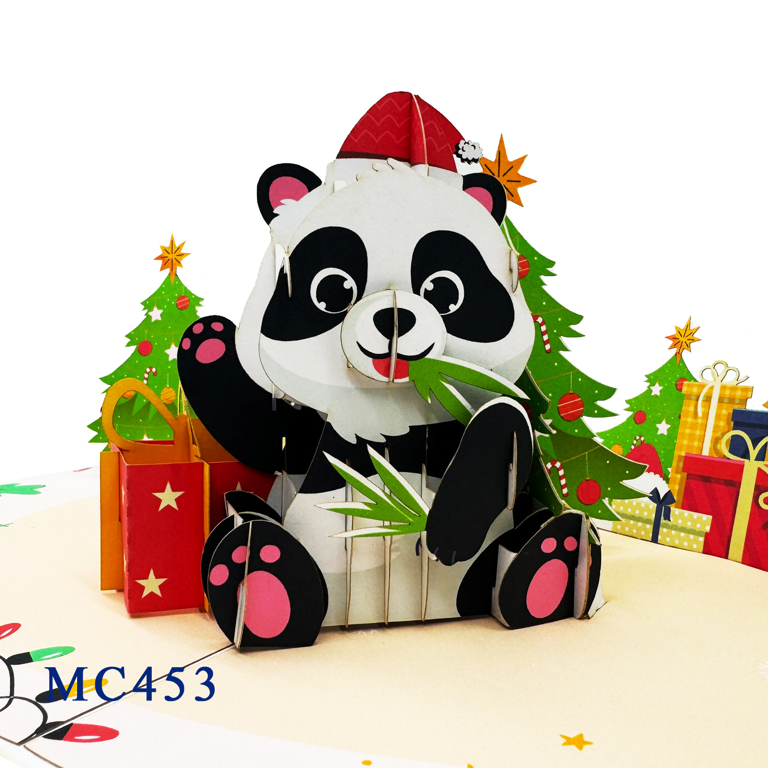 Christmas Panda Pop Up Card