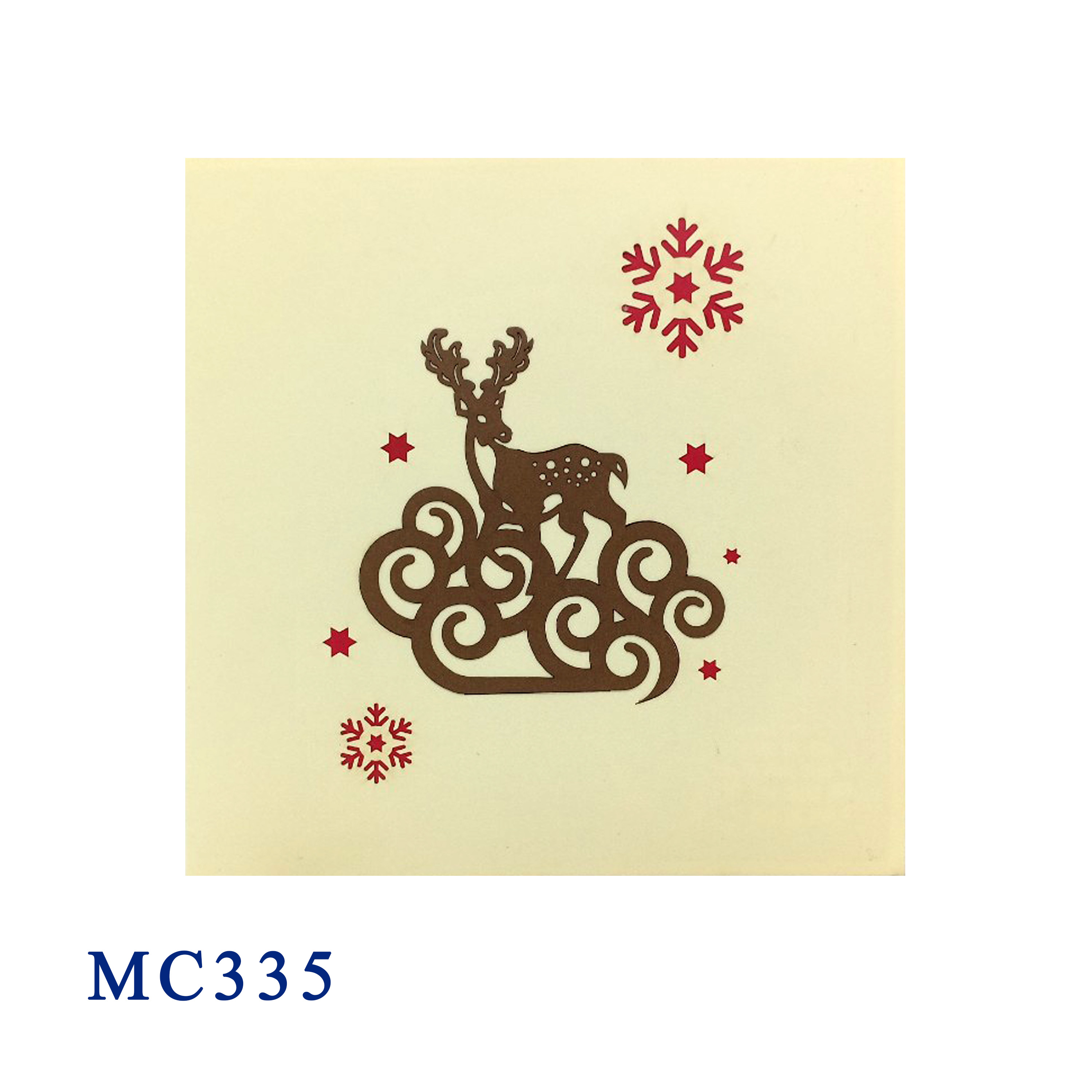 Forest Christmas Pop Up Card