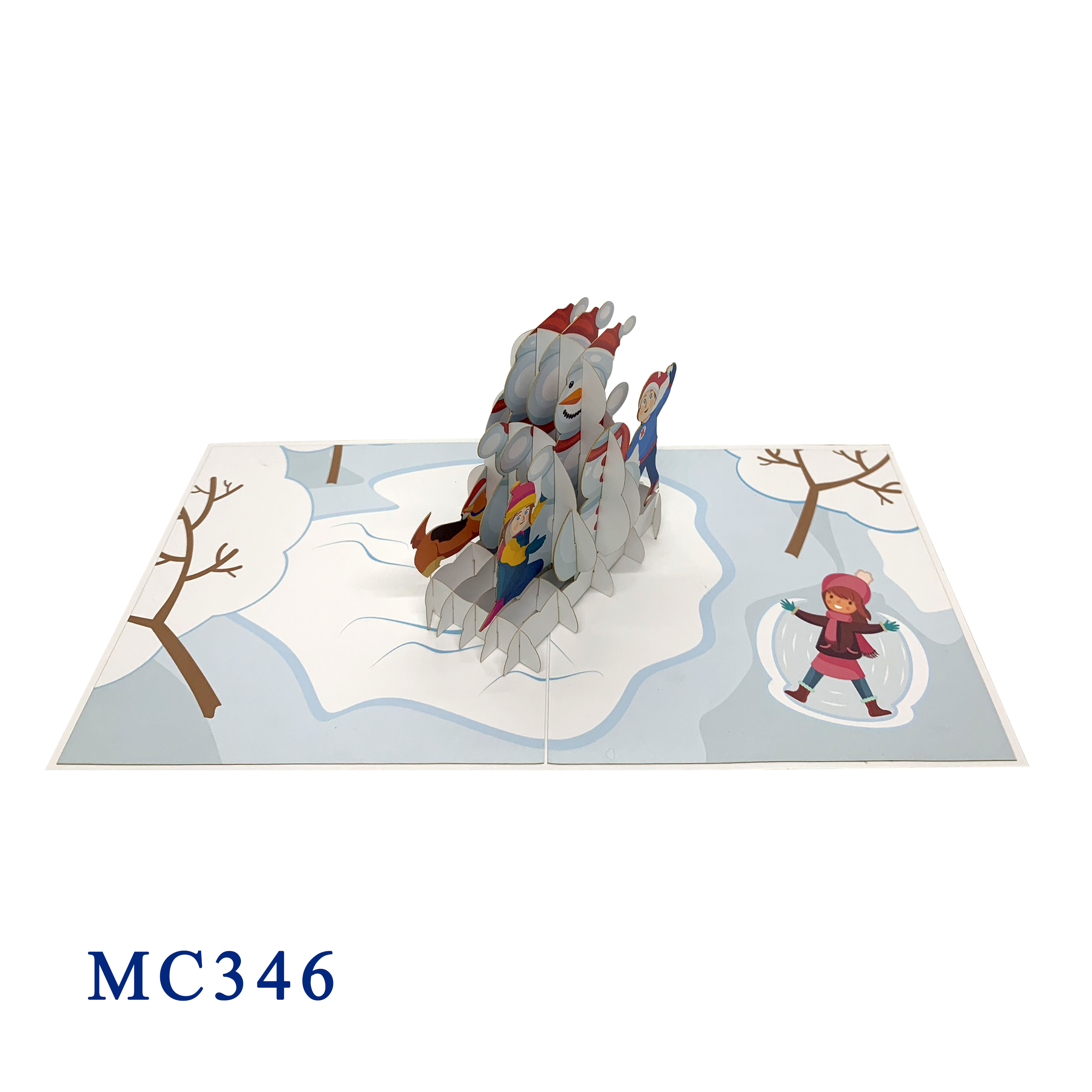 Christmas Snowman Pop Up Card