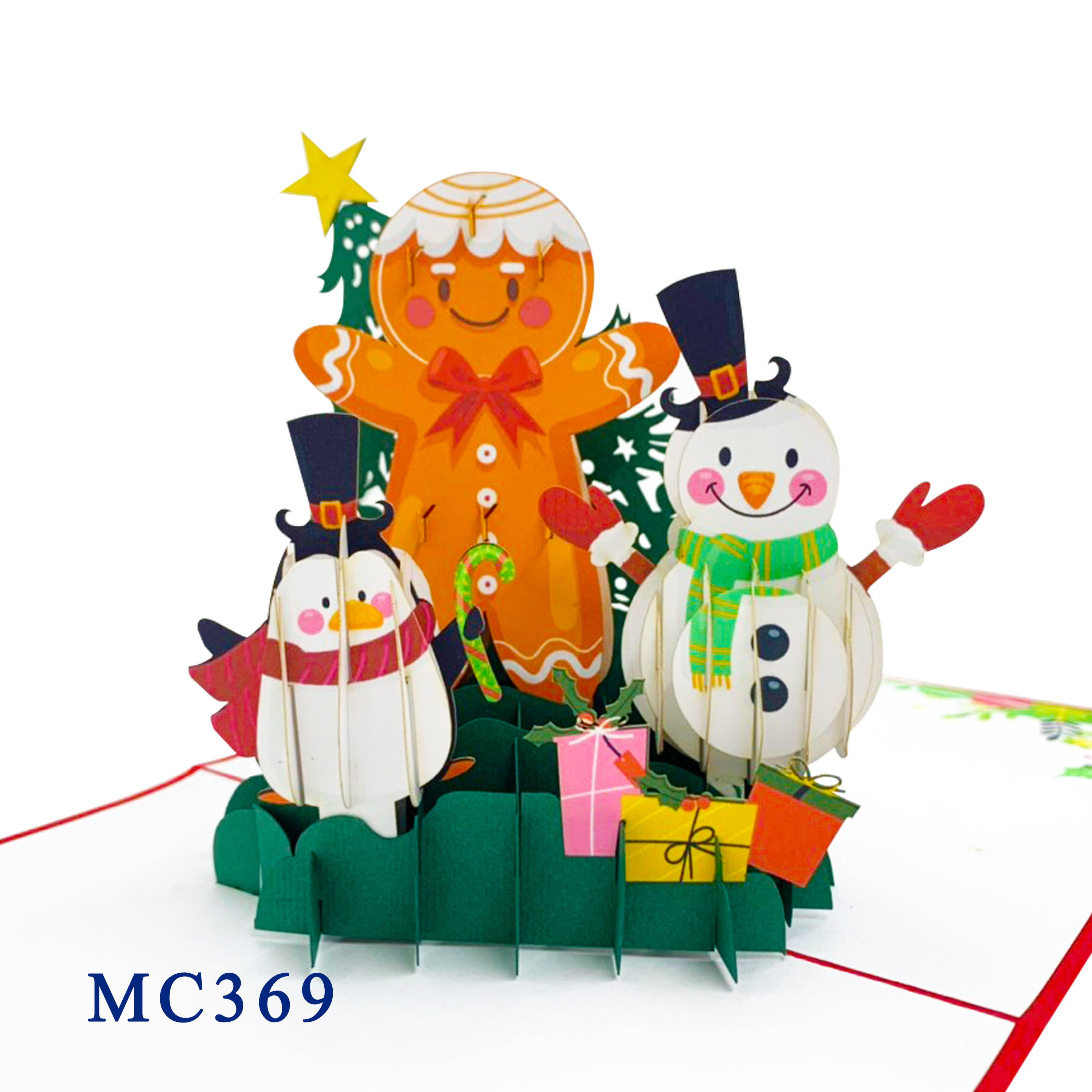 Christmas Snowman Pop Up Card