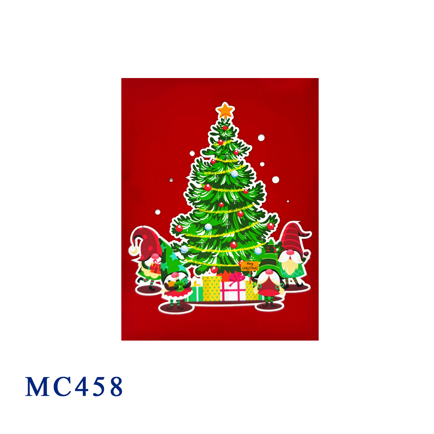 Christmas Tree Gnomes Pop Up Card