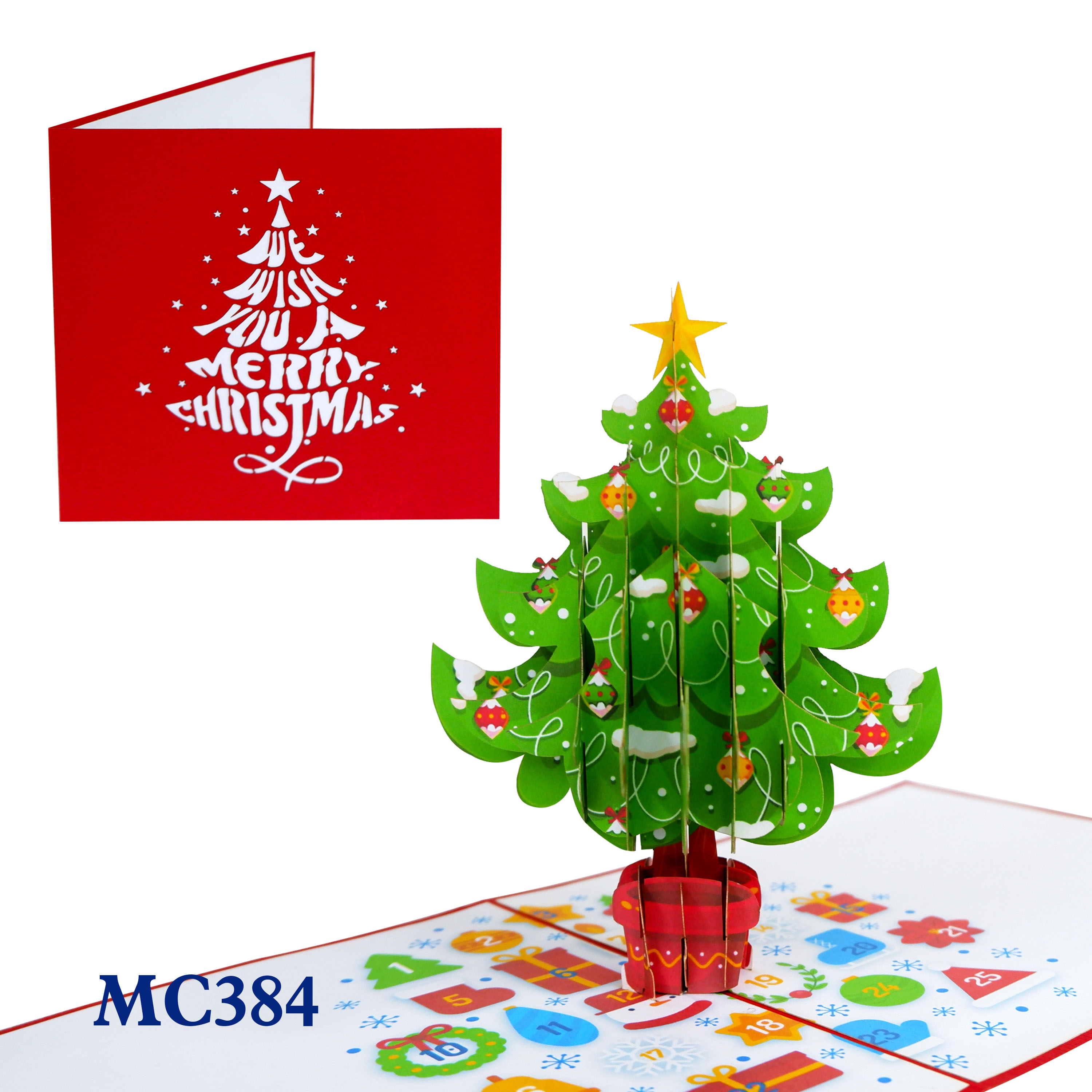 Christmas Tree Pop Up Card