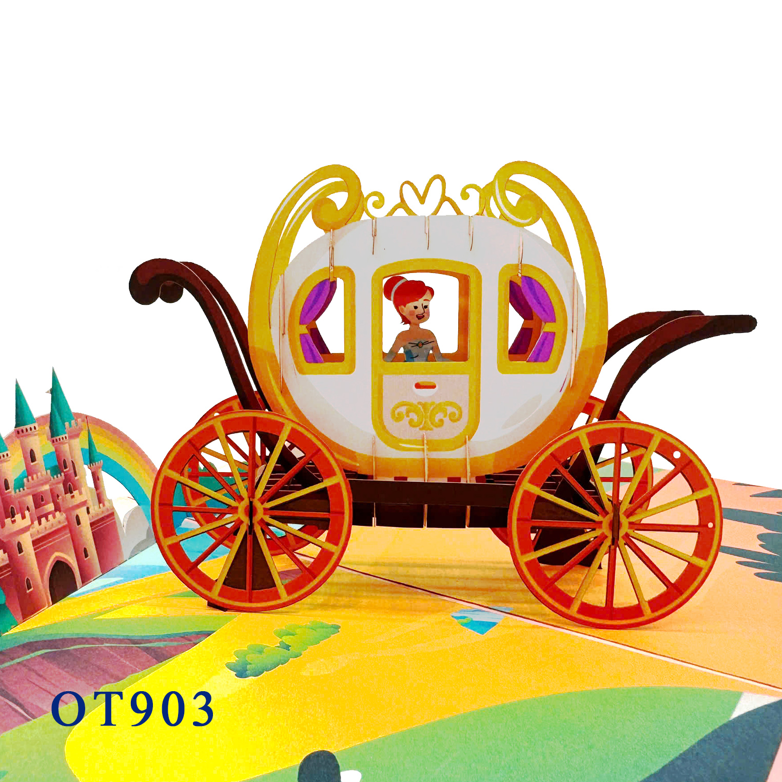 Carriage Pop Up Card