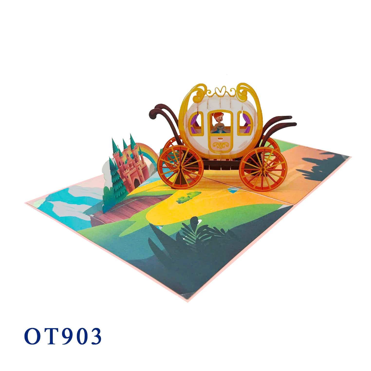 Carriage Pop Up Card