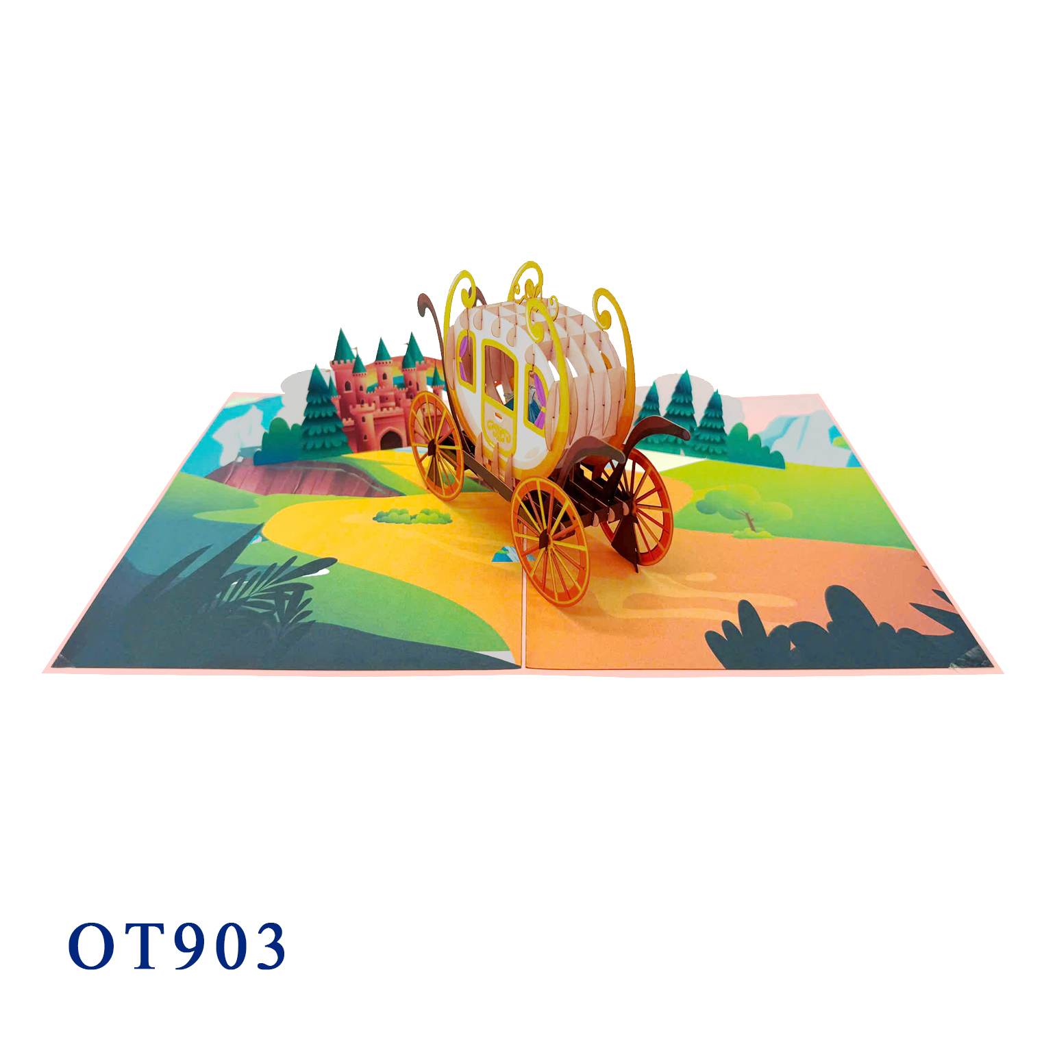 Carriage Pop Up Card