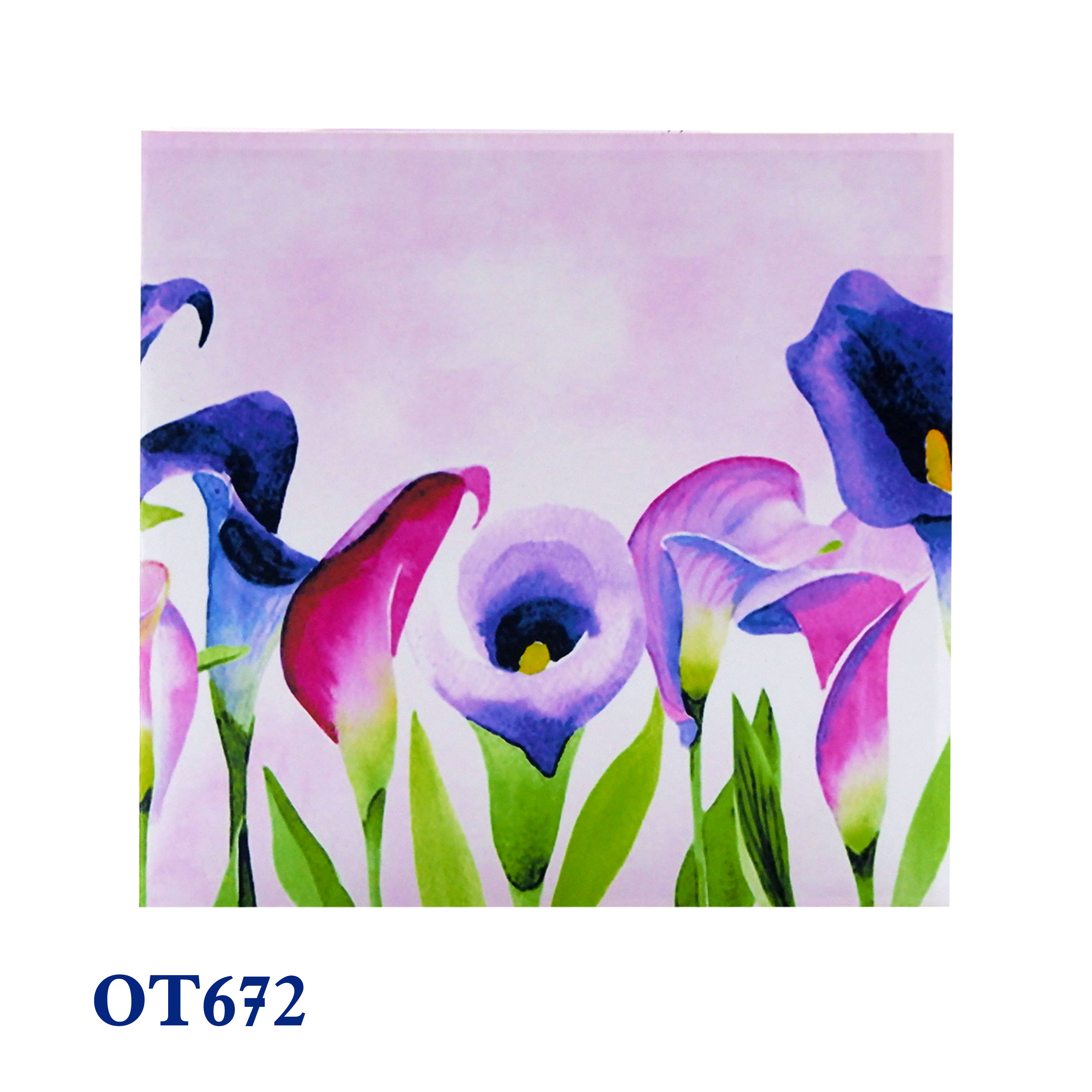 Colorful Rum Flower Pop Up Card