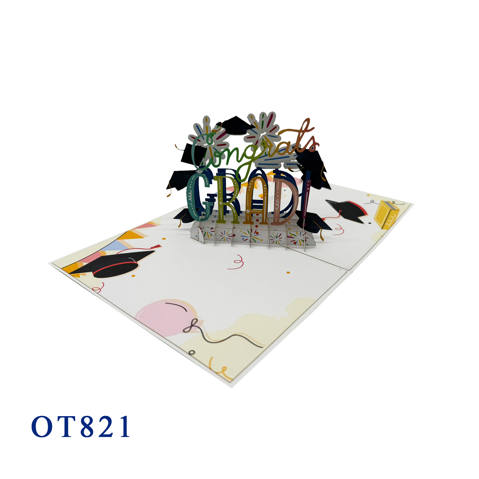 Congrats 3D Pop Up Card