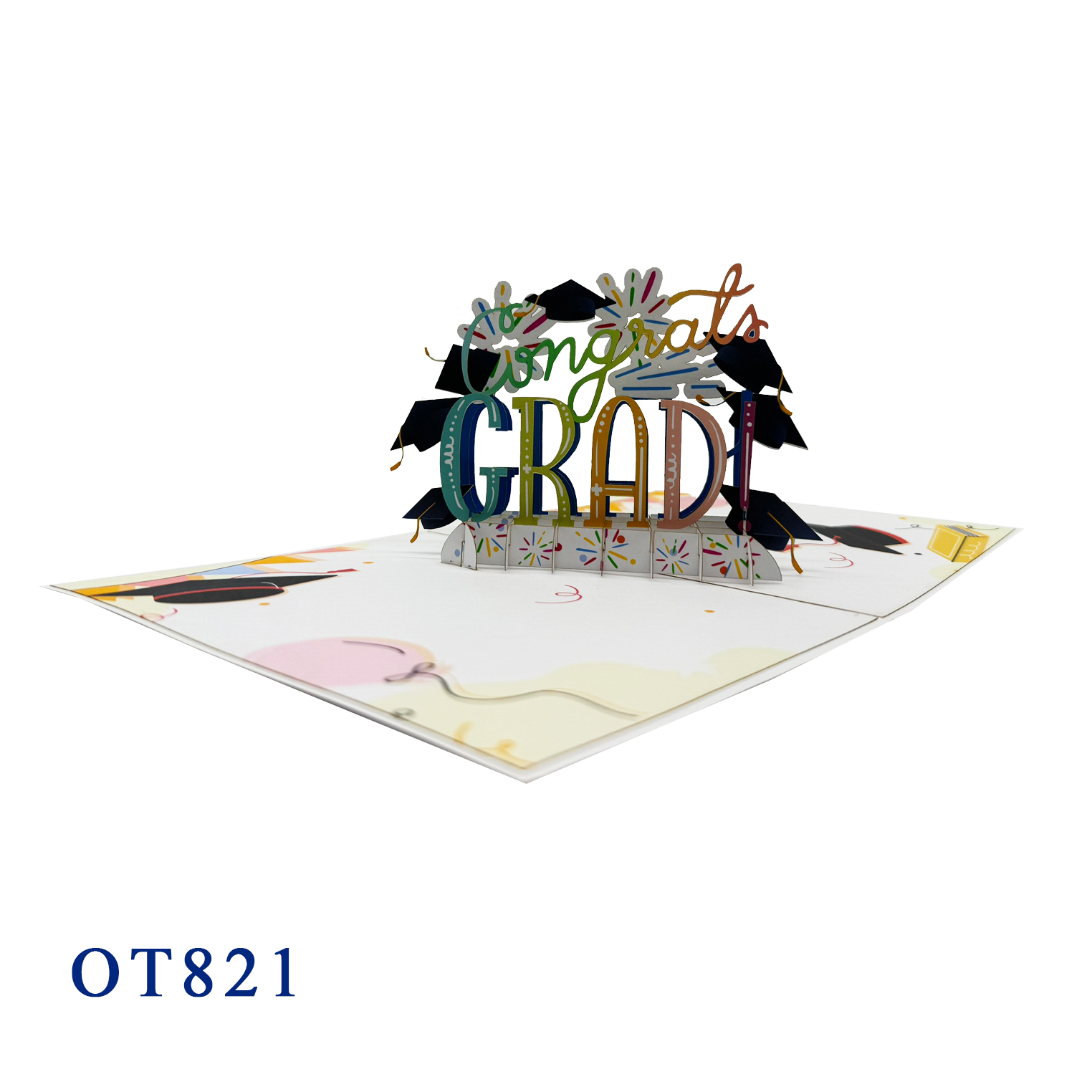 Congrats 3D Pop Up Card