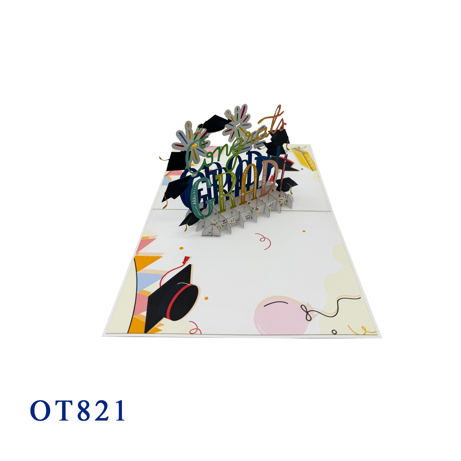 Congrats 3D Pop Up Card