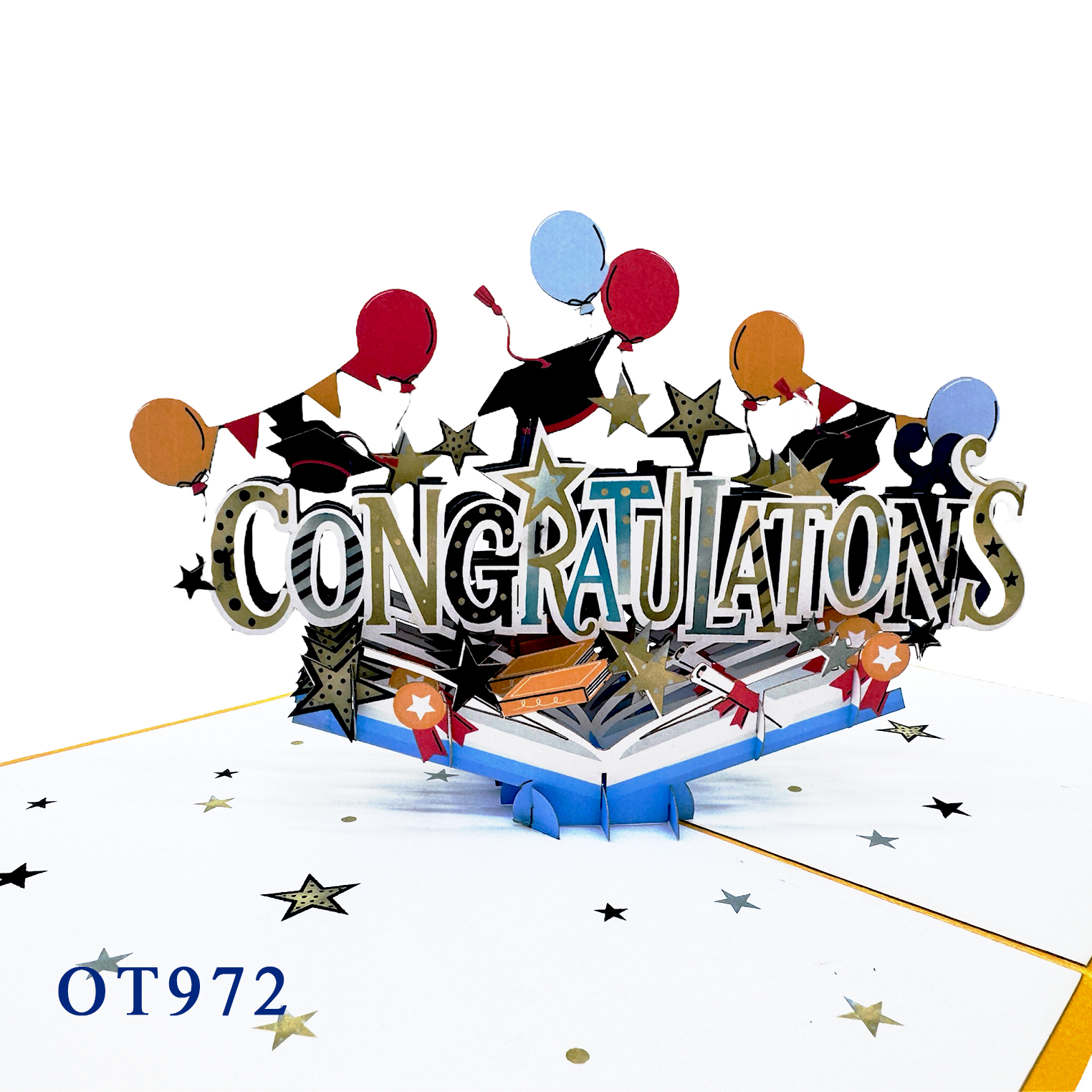 Congratulations 3D Pop Up Card