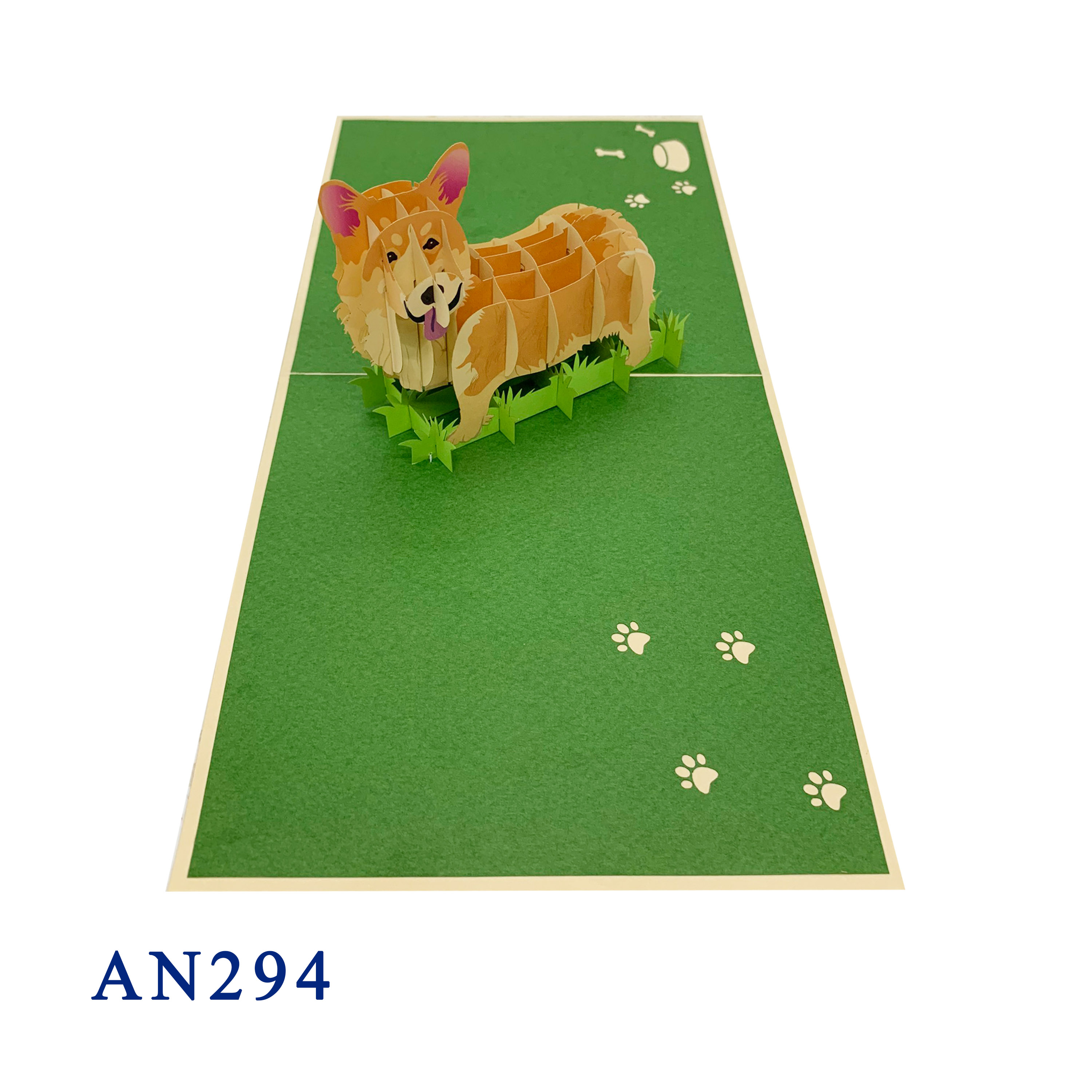 Corgi Pop Up Card