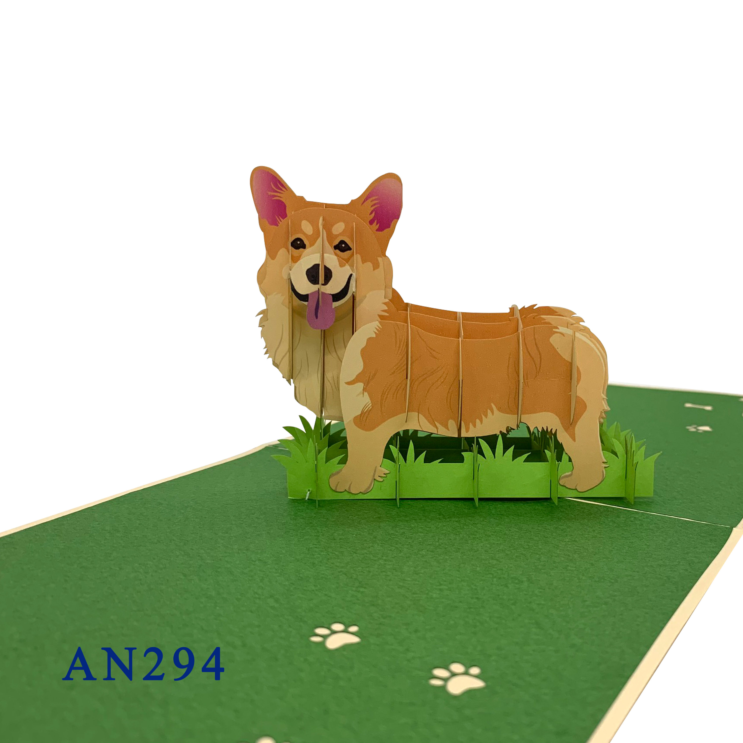Corgi Pop Up Card