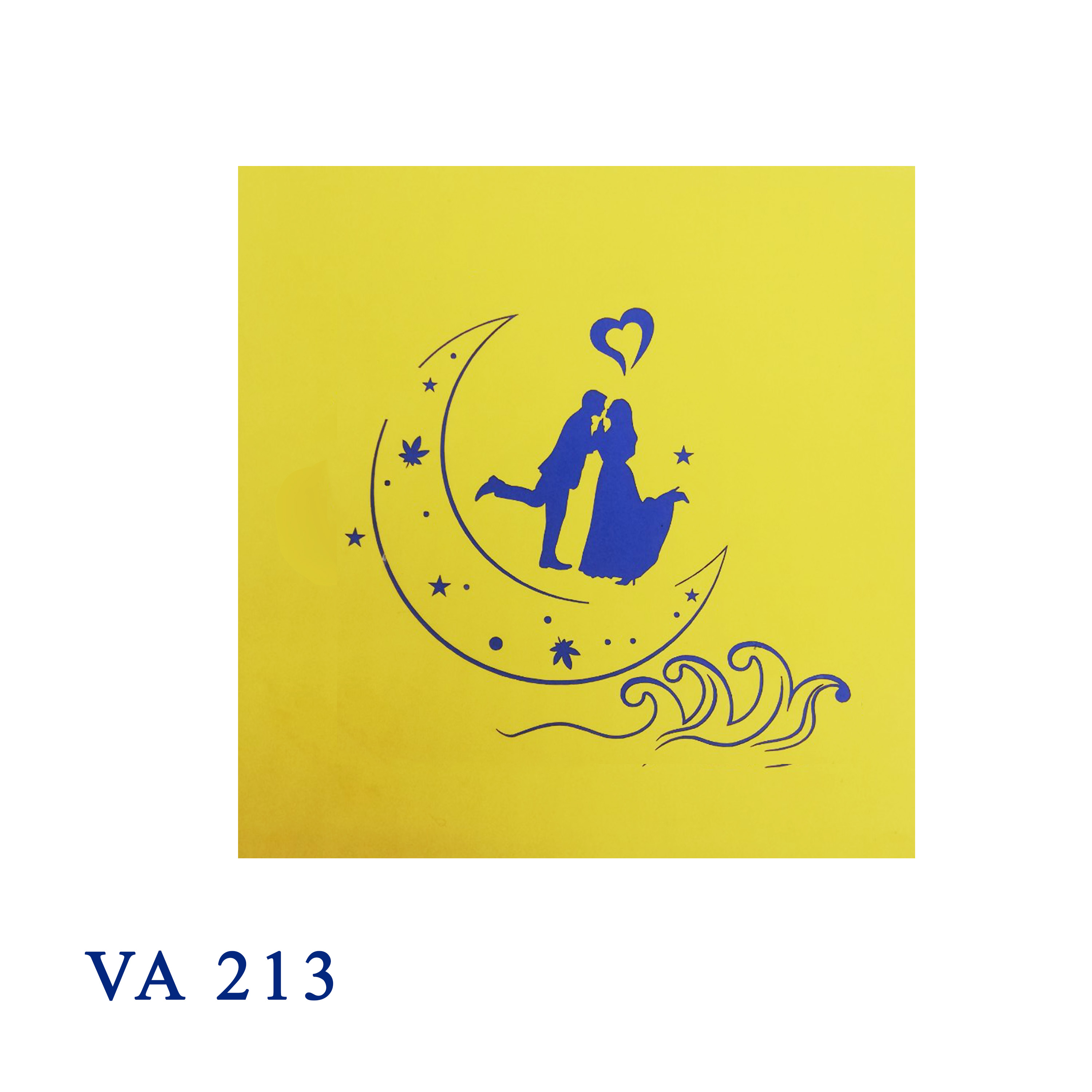 Lovely Couple On The Moon Boat