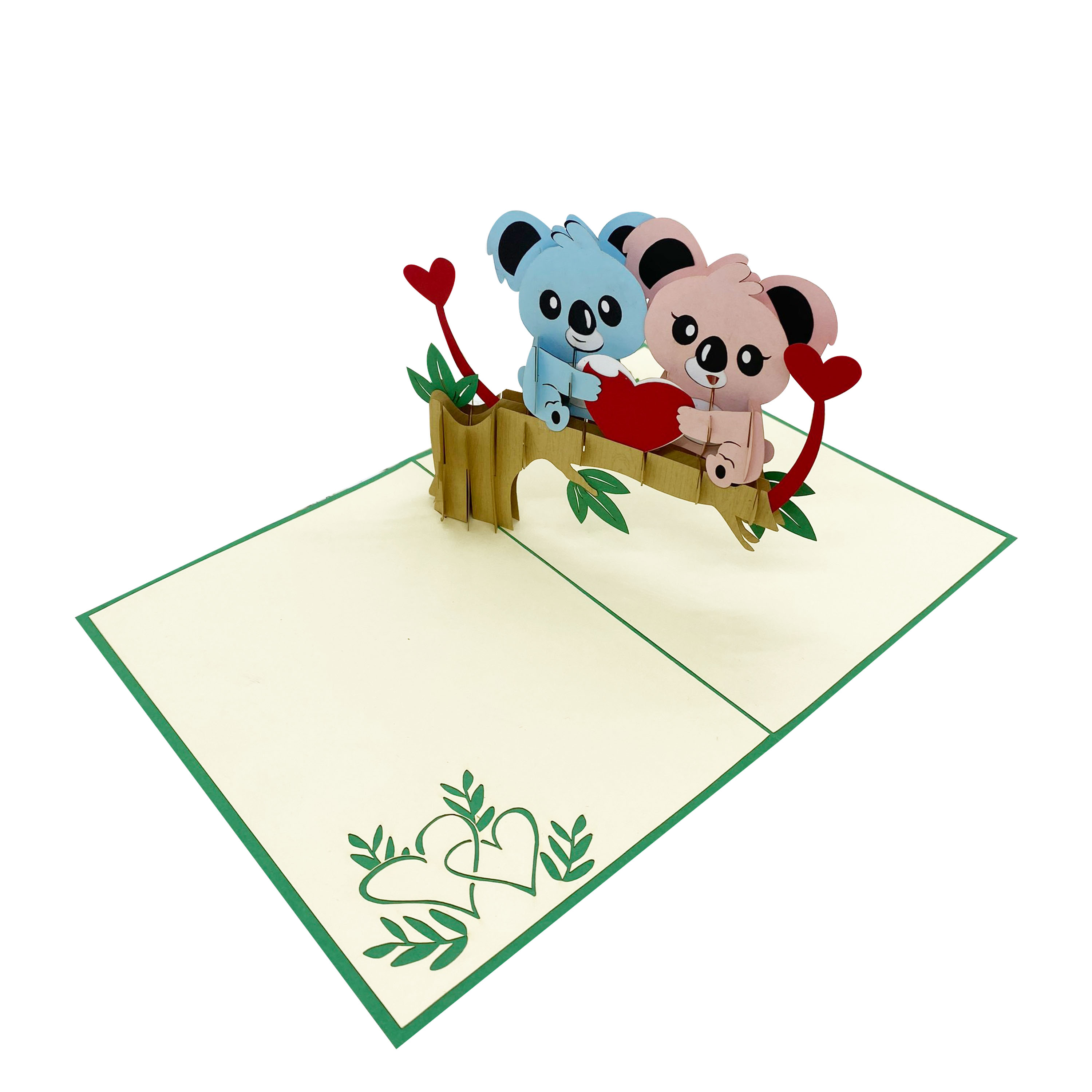 Koala Couple Pop Up Card