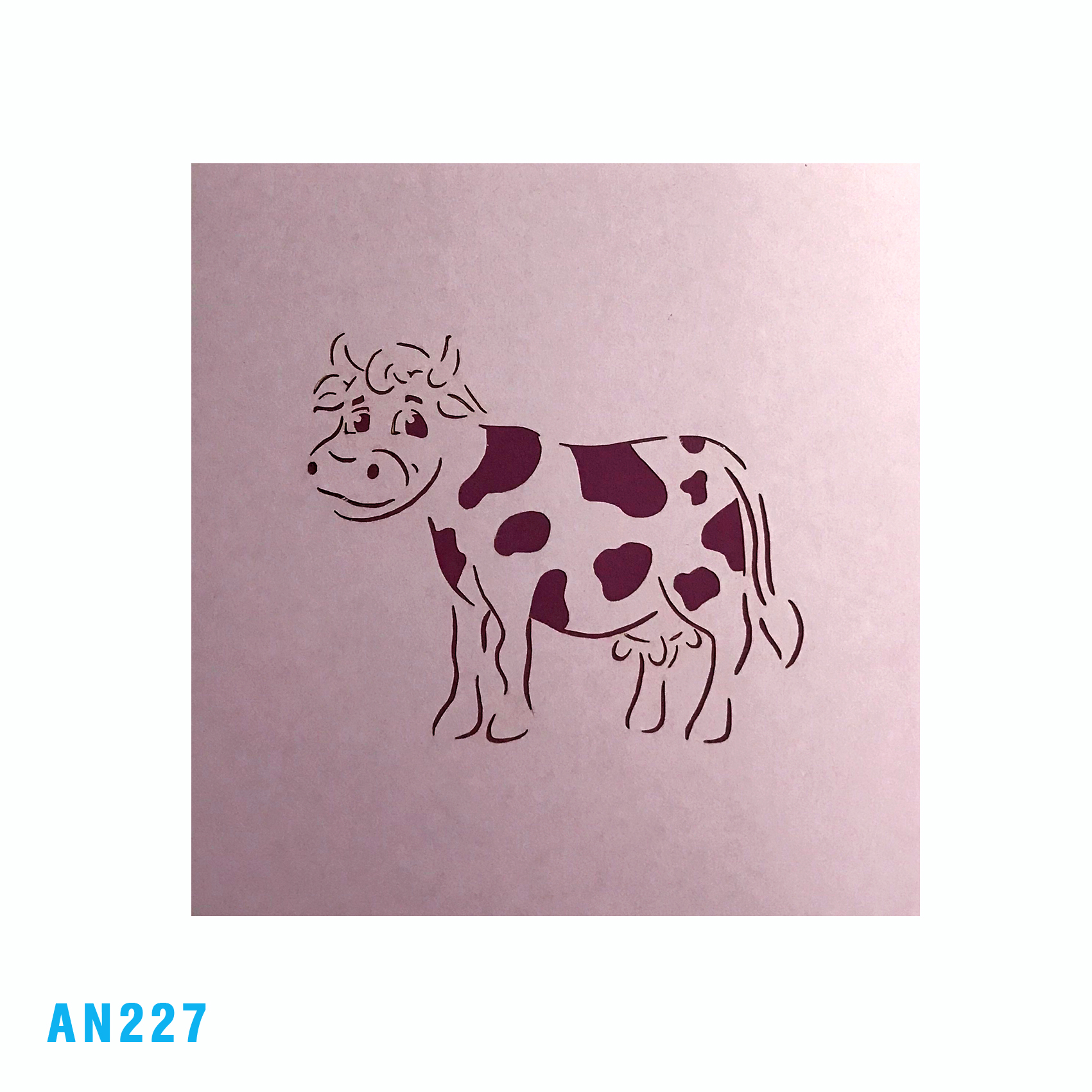 Cow Pop Up Card