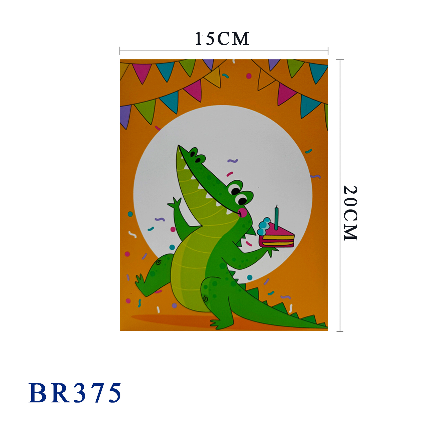 Crocodile Birthday Gifts Pop Up Card