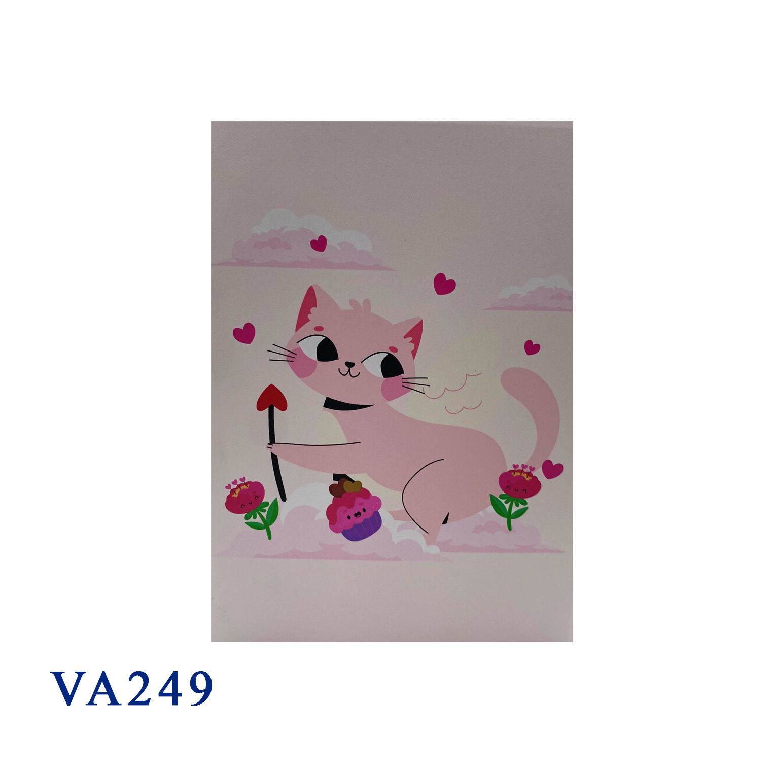 Cupid Cat Pop Up Card