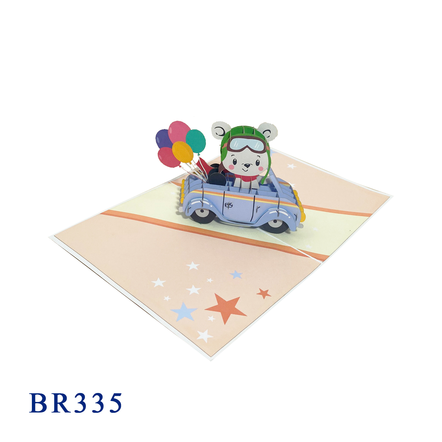 Cute Mouse Happy Birthday Pop Up Card